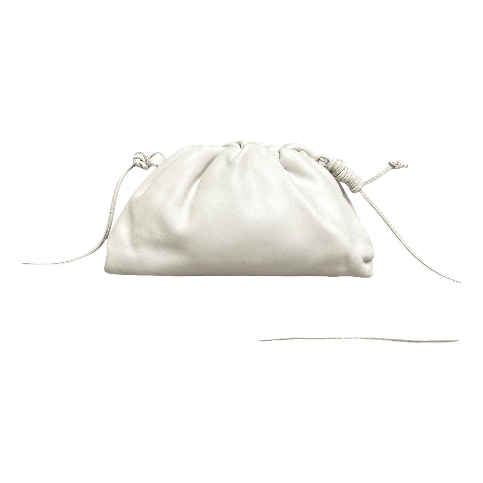 Pouch leather crossbody bag