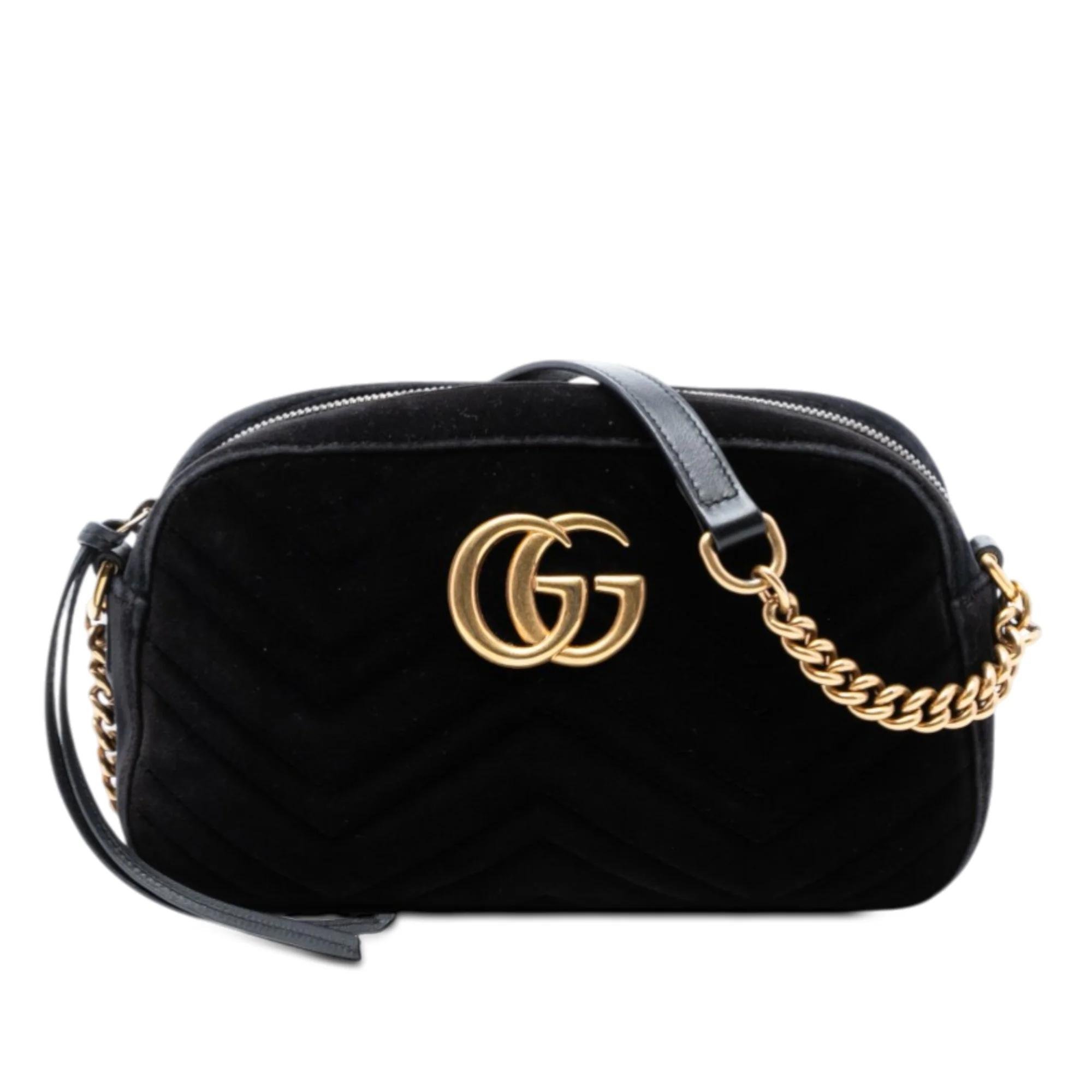 GG Marmont velvet handbag