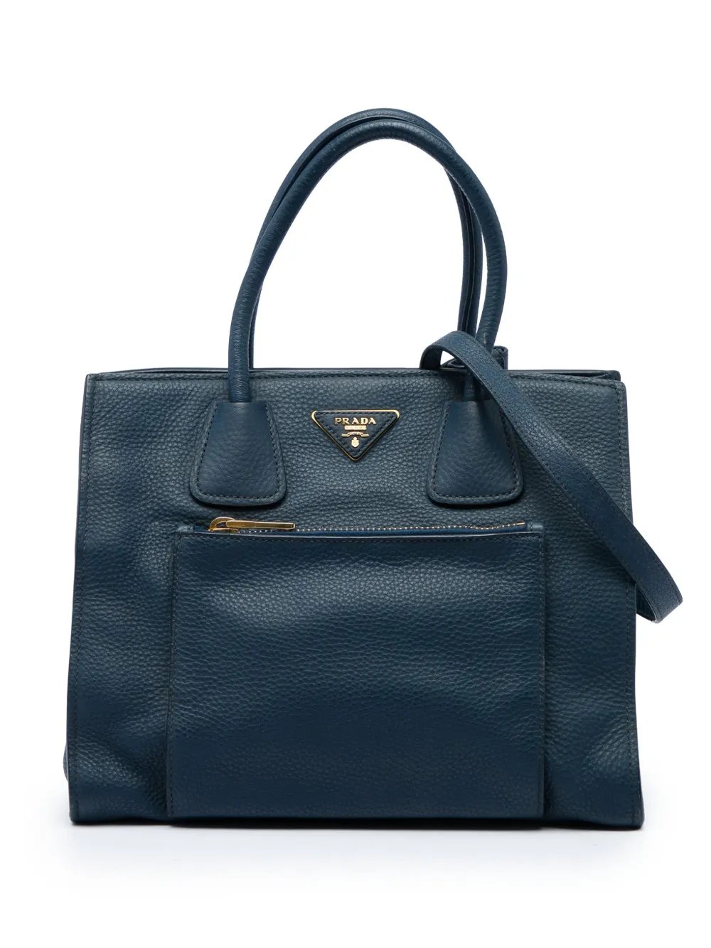 2010-2026 Vitello Daino Front Pocket Open Convertible Tote satchel