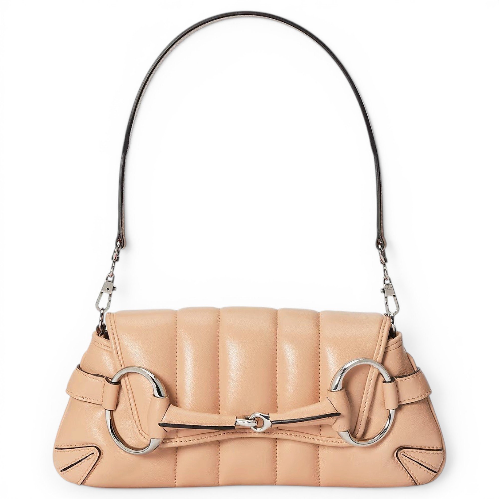 Horsebit Chain leather handbag