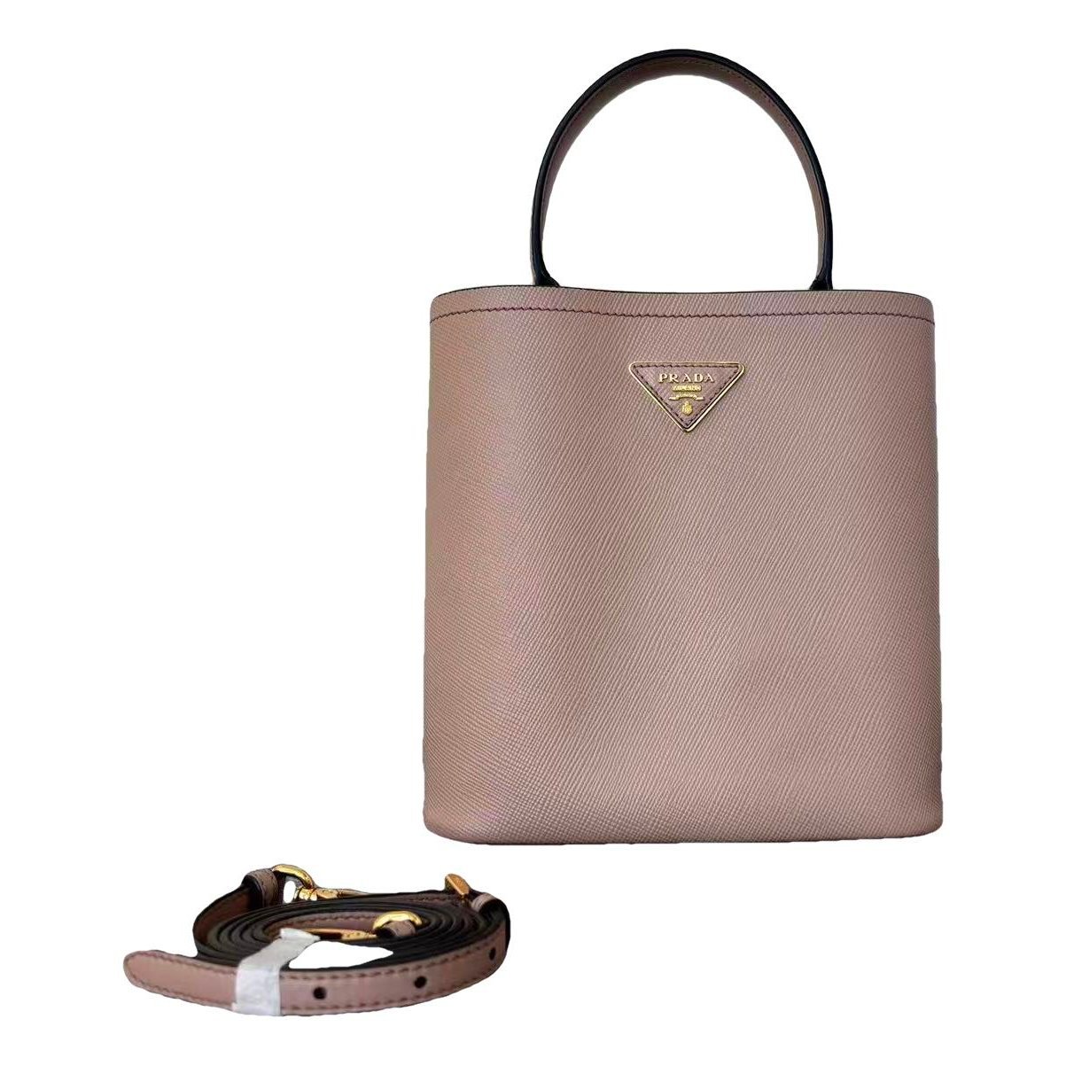 Panier leather handbag