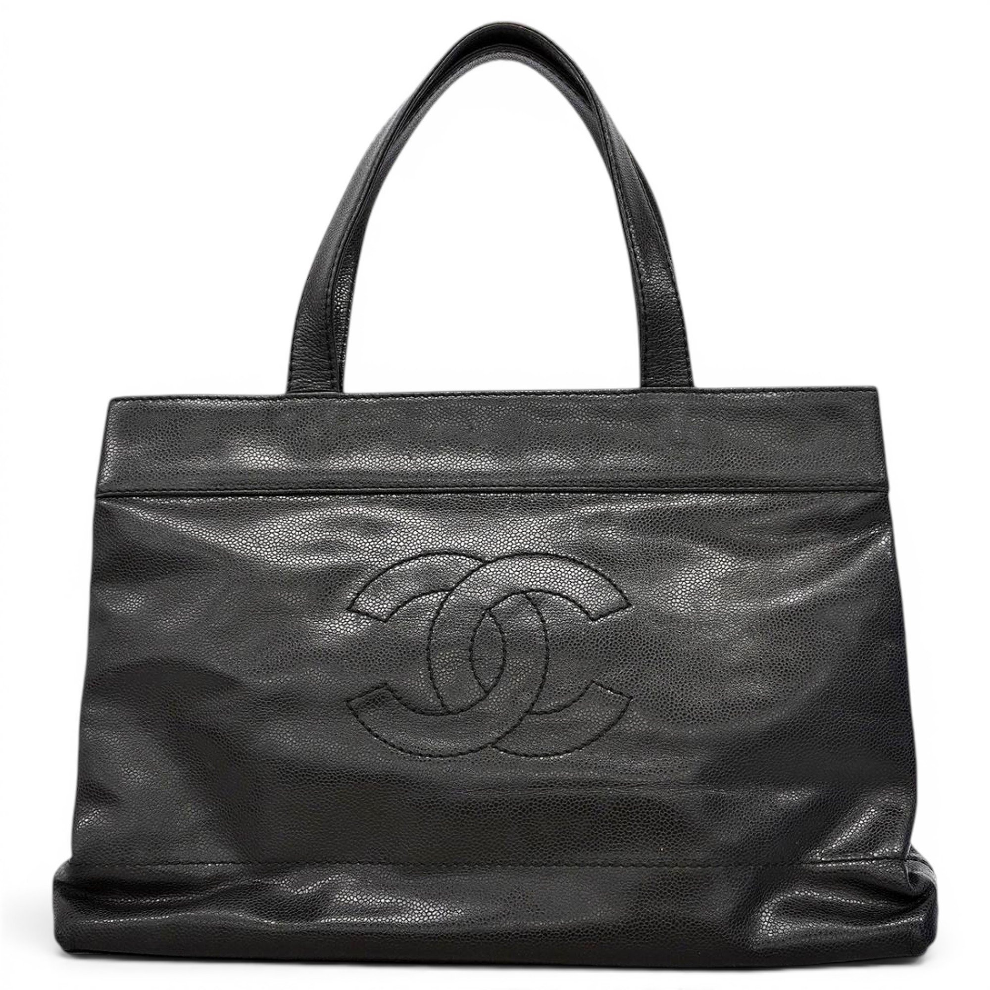 Leather tote