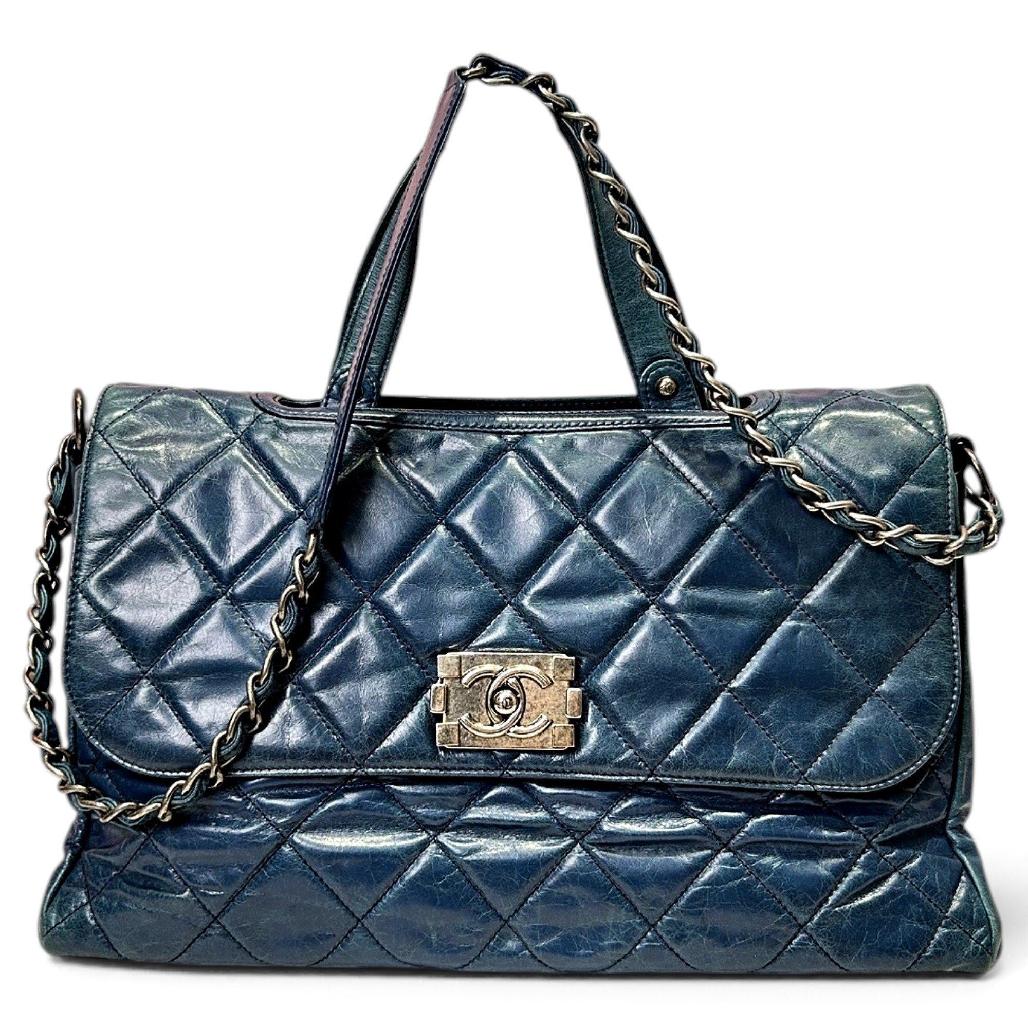 Boy leather crossbody bag