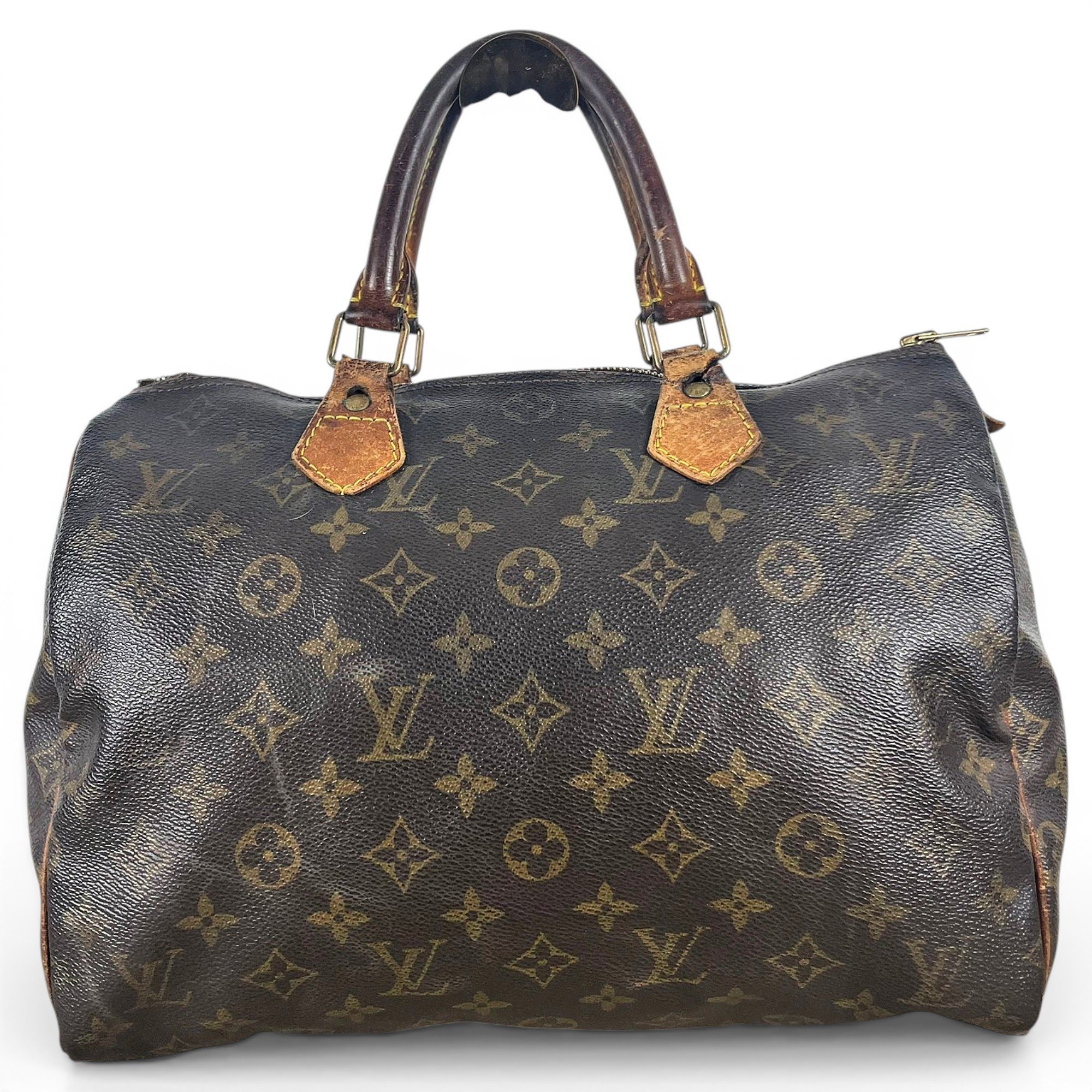 Speedy leather handbag