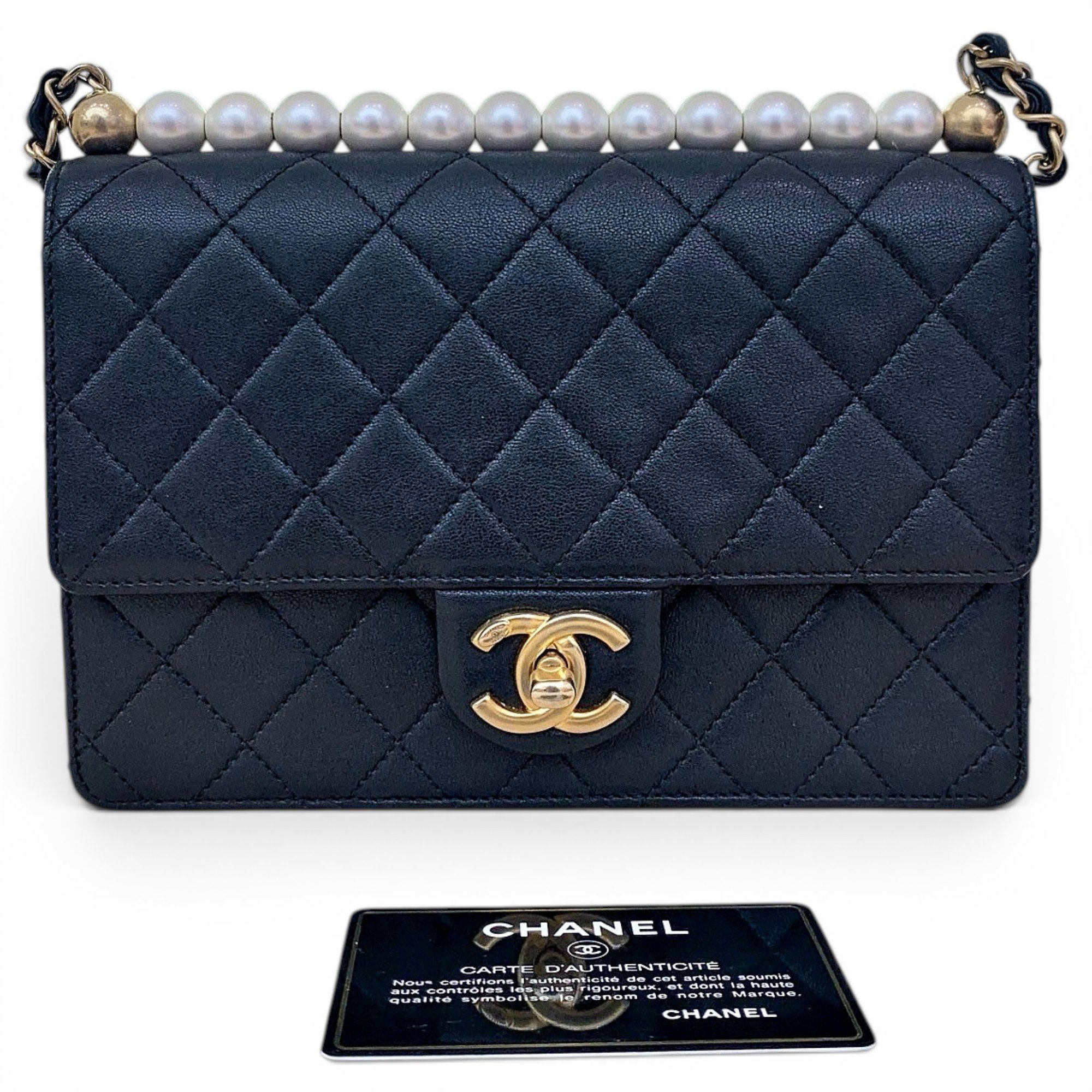 Pearl Bag leather handbag