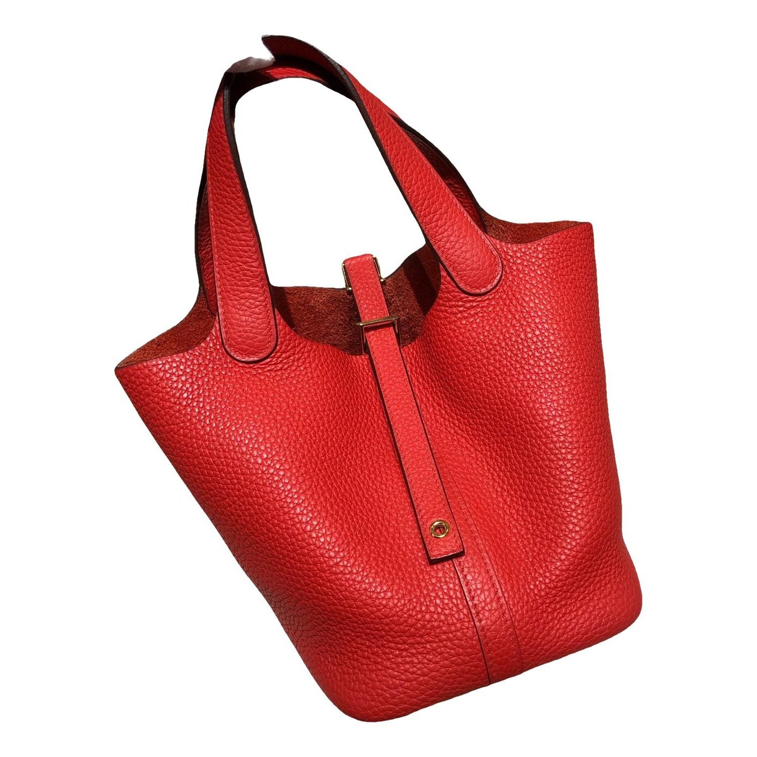 Picotin leather handbag