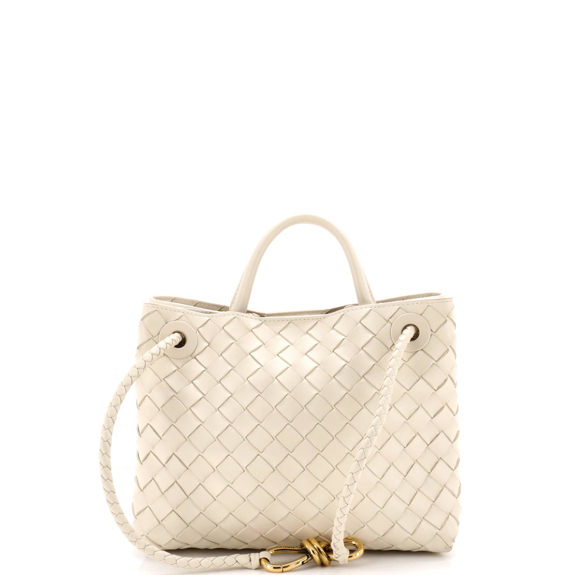 Andiamo Top Handle Bag Intrecciato Nappa Small
