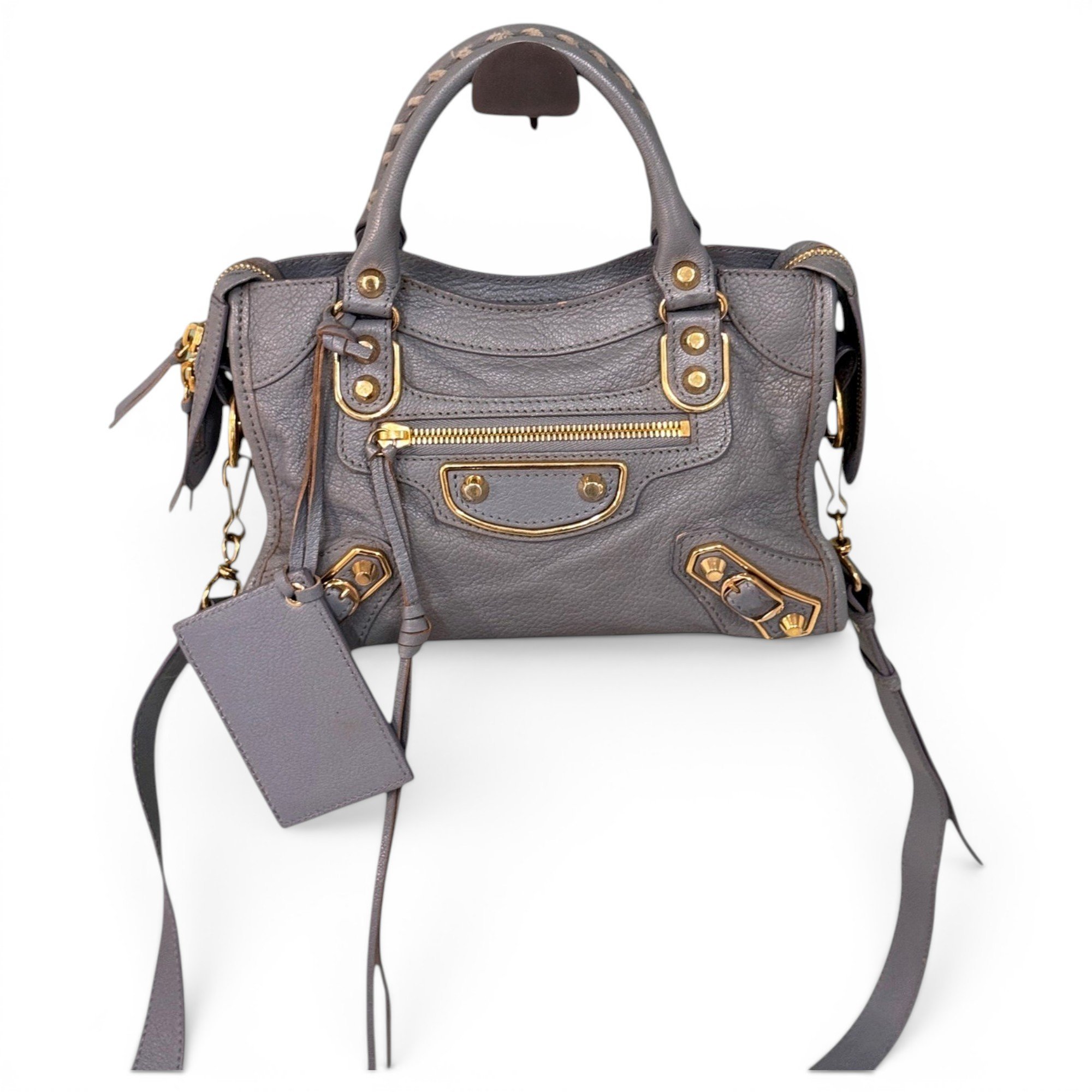 Leather handbag