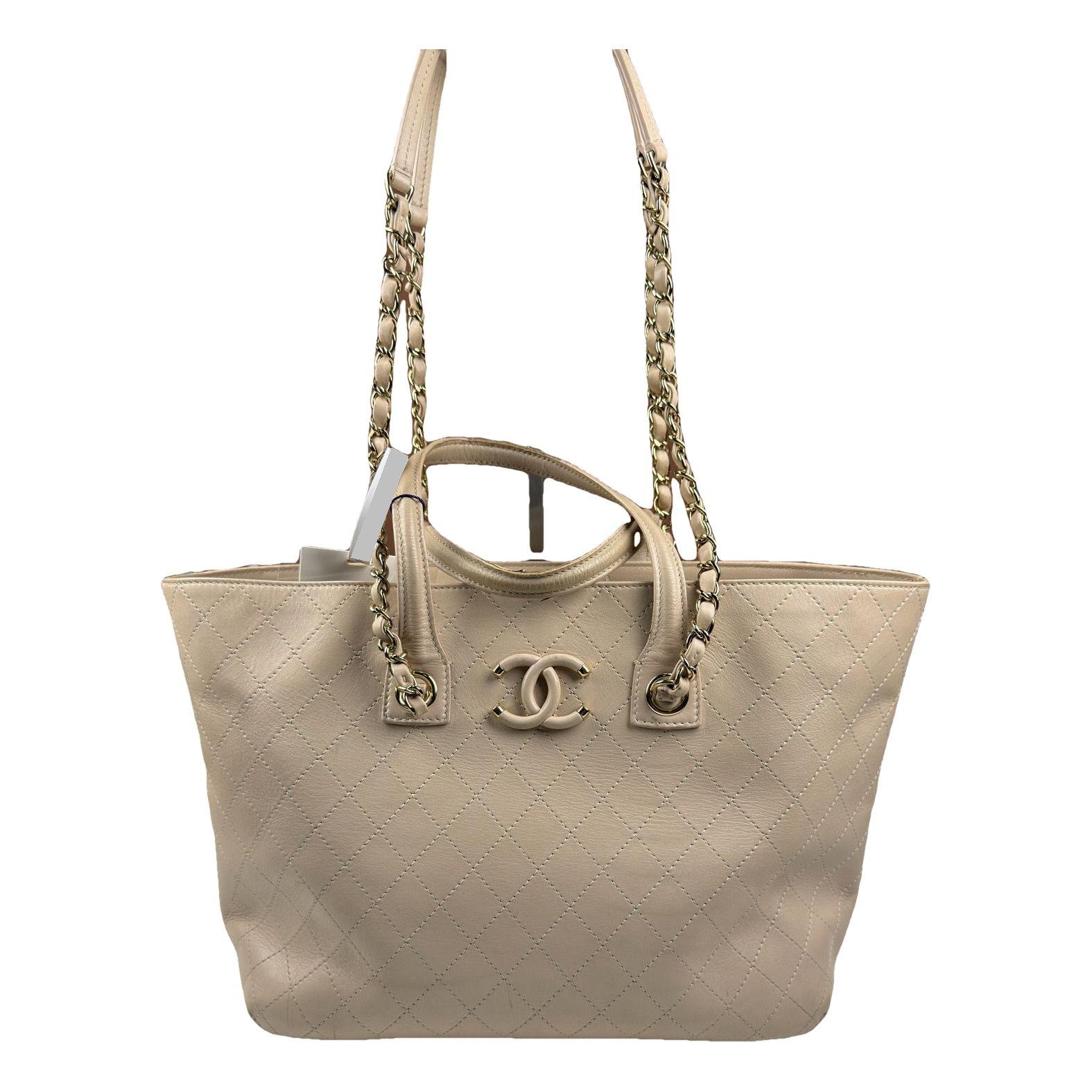 Classic CC Shopping pony-style calfskin handbag