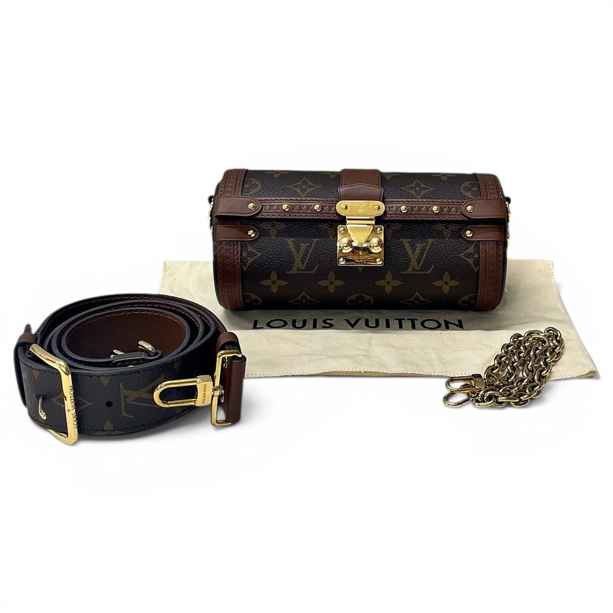 Papillon Trunk leather handbag
