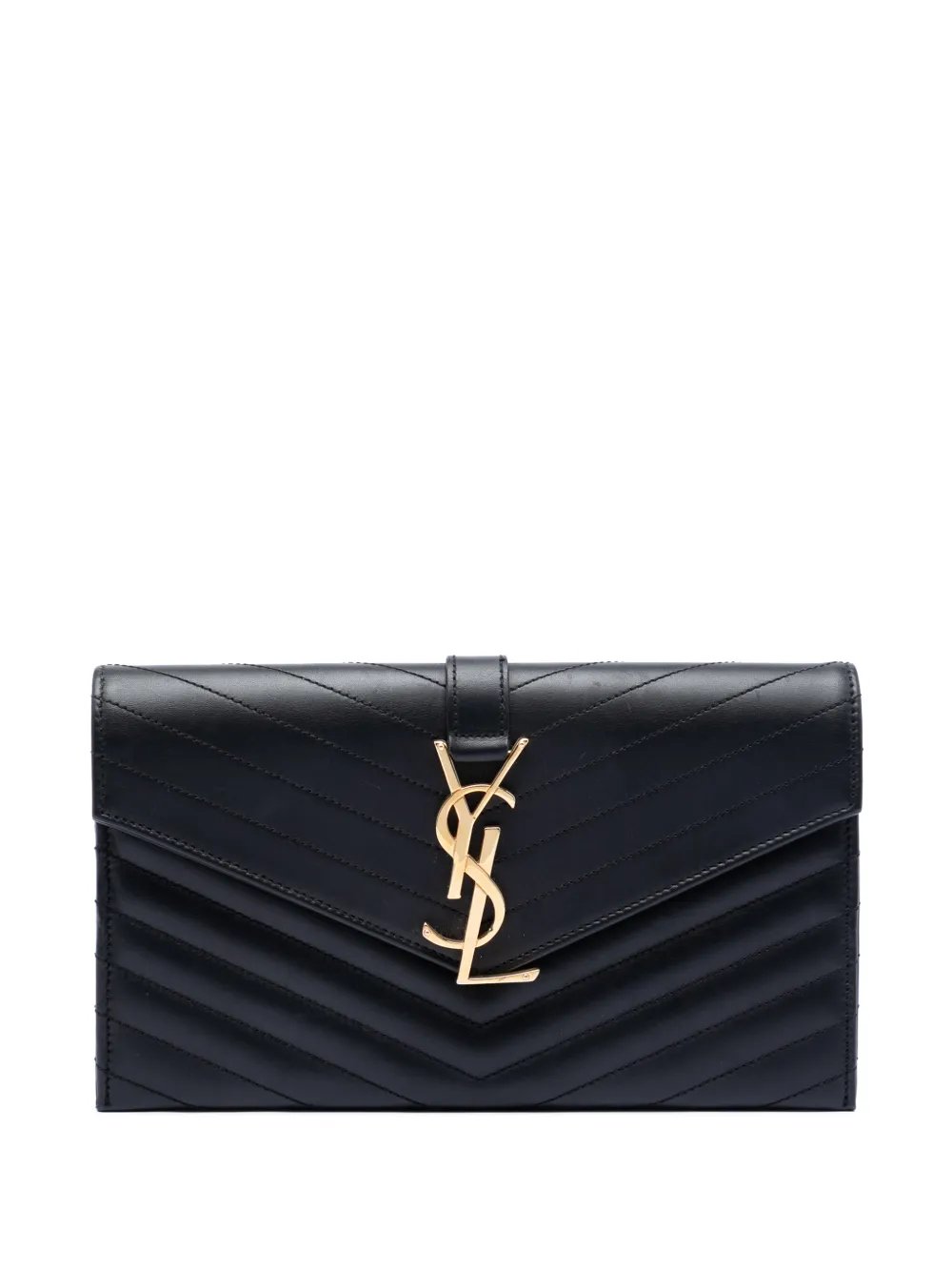 2014 Lambskin Chevron Monogram clutch bag