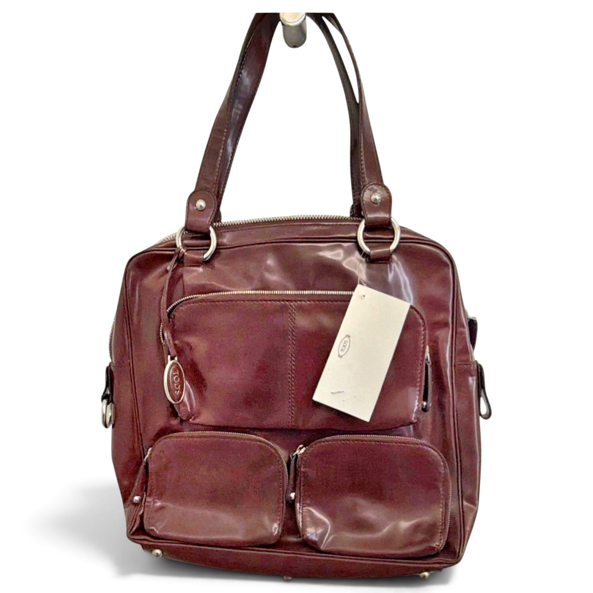 Leather handbag