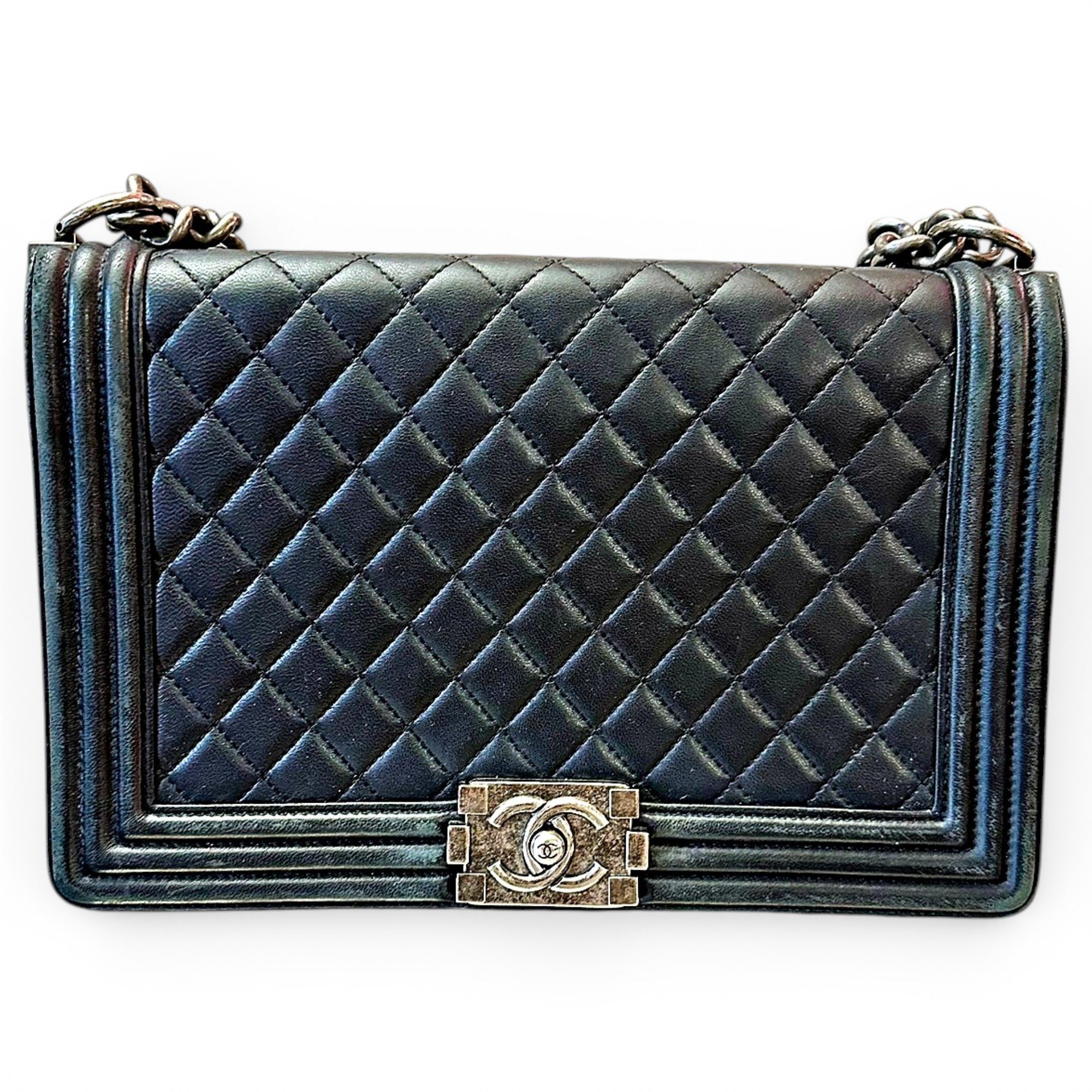 Boy leather crossbody bag
