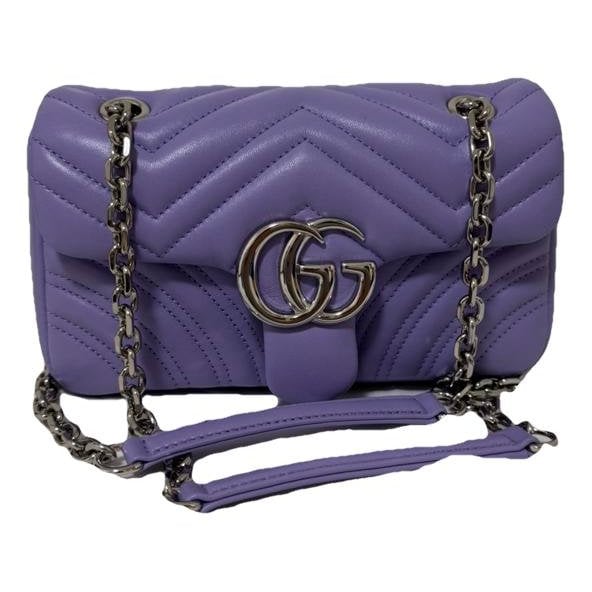 GG Marmont Flap leather crossbody bag