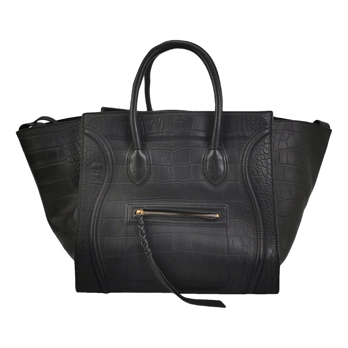 Luggage leather handbag
