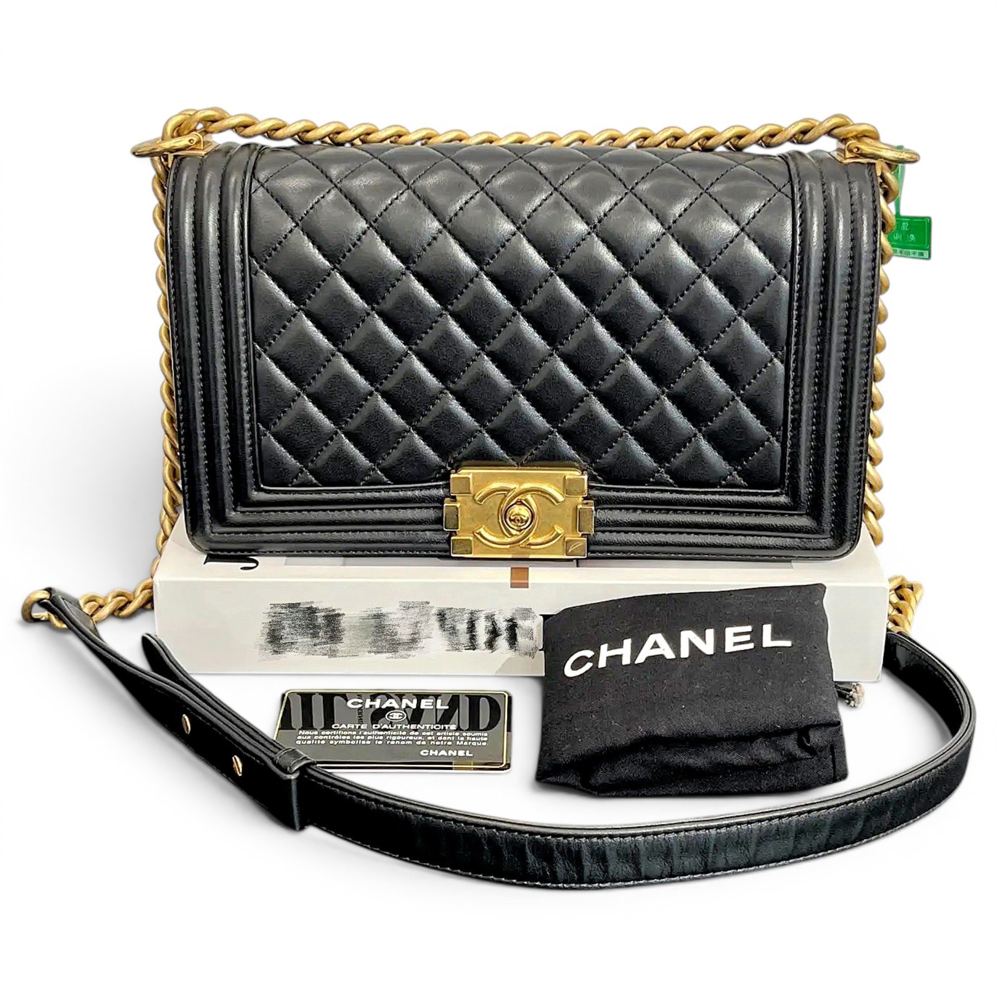 Boy leather crossbody bag