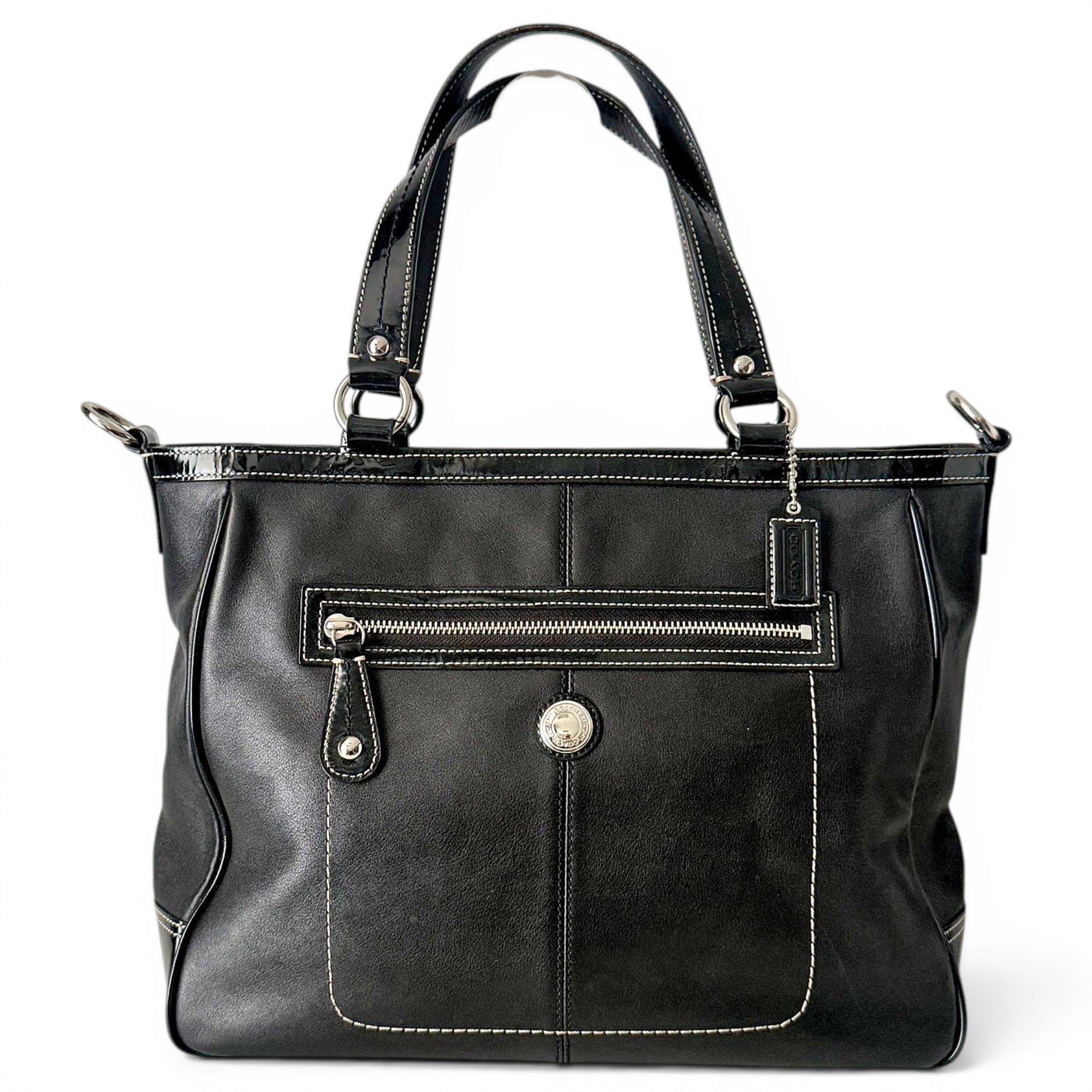 Leather handbag
