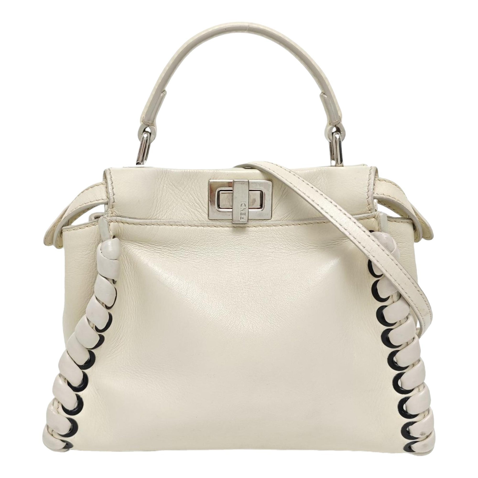Peekaboo leather crossbody bag