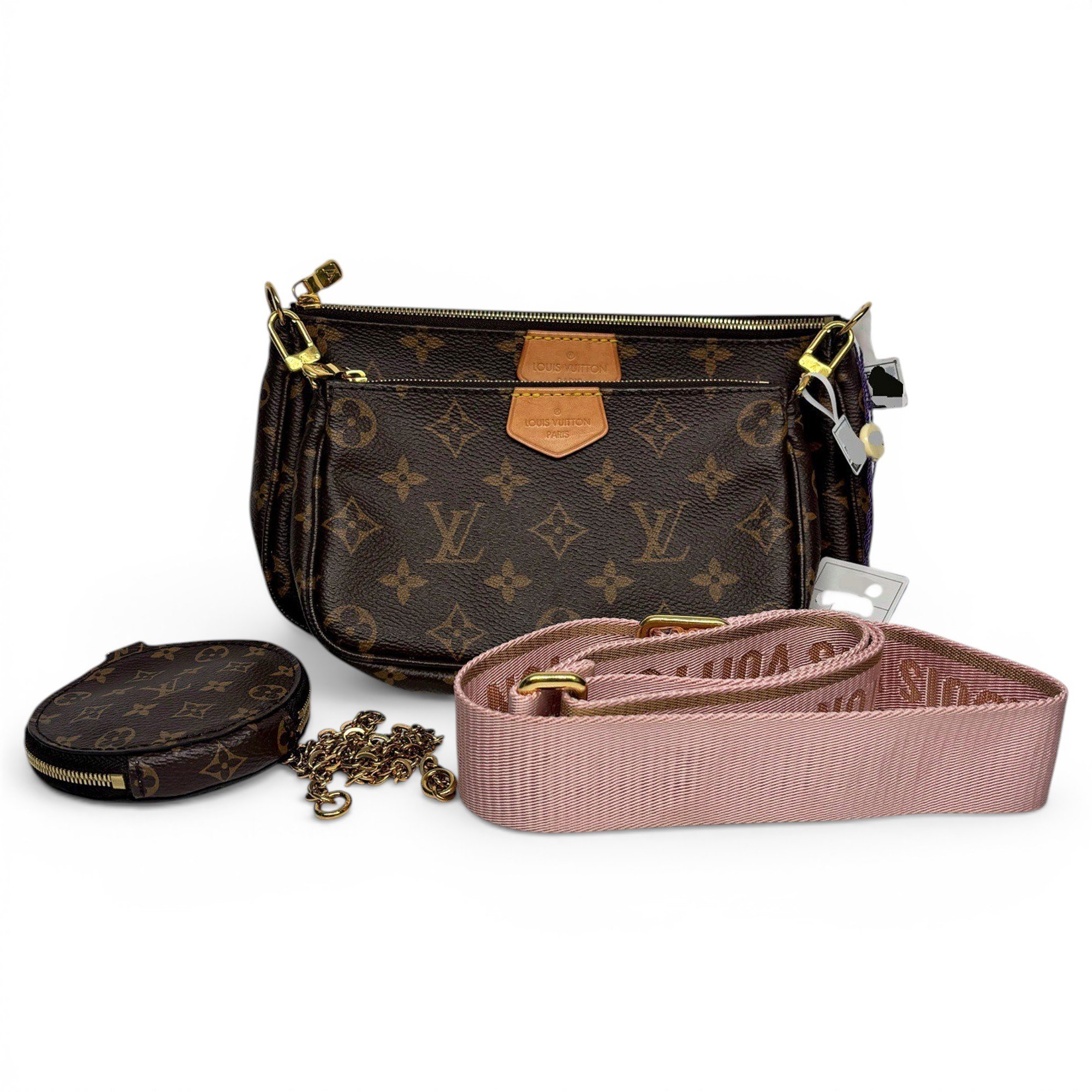 Multi Pochette Accessoires leather handbag