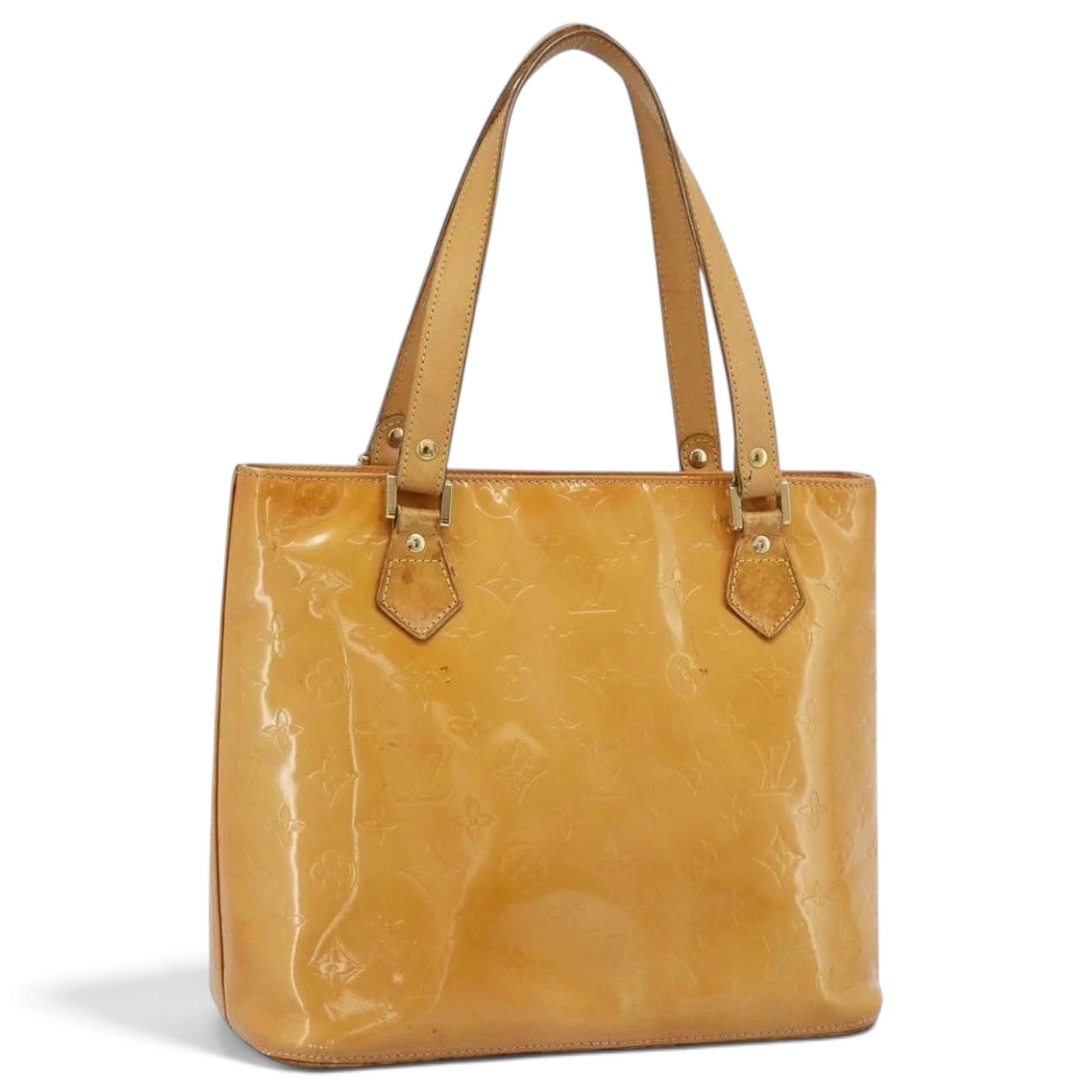 Houston patent leather handbag