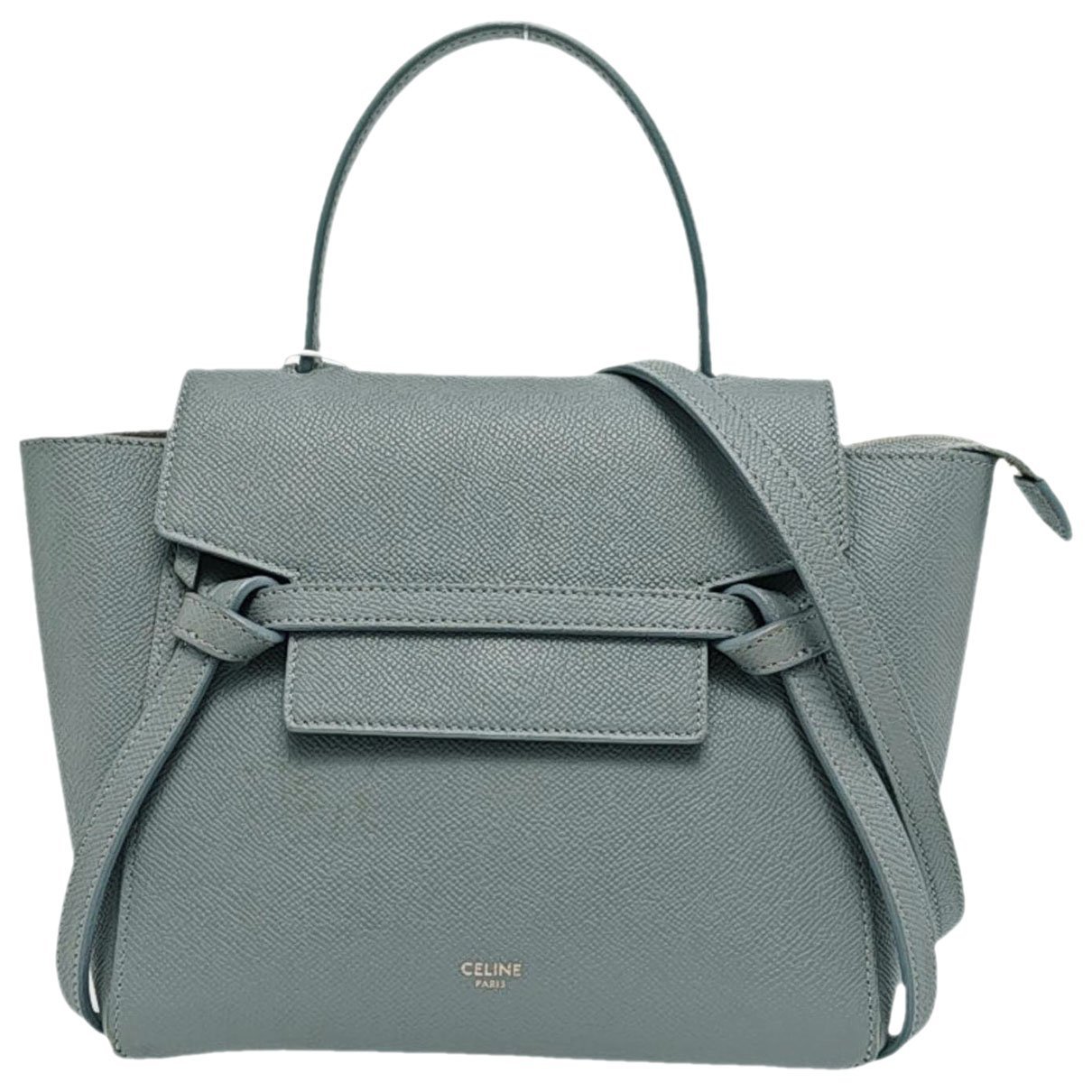 Belt leather handbag