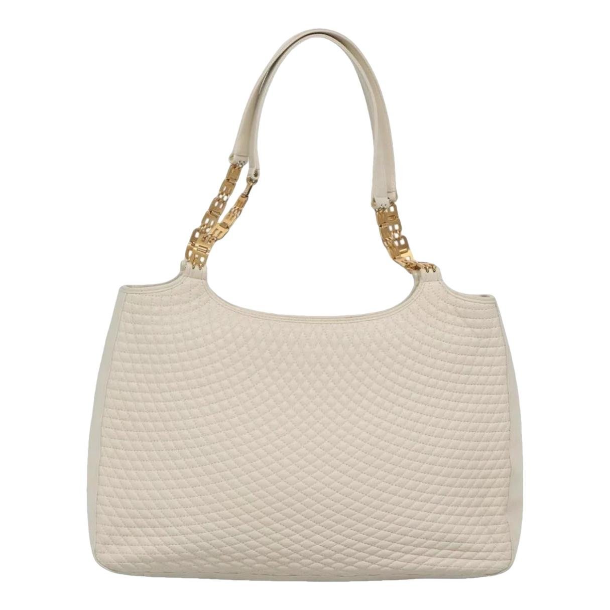 Leather tote