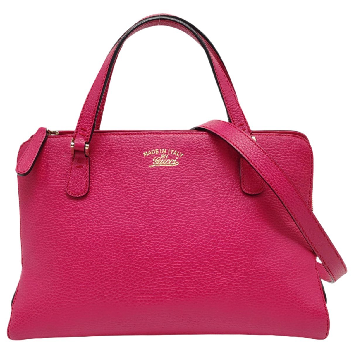 Swing leather handbag