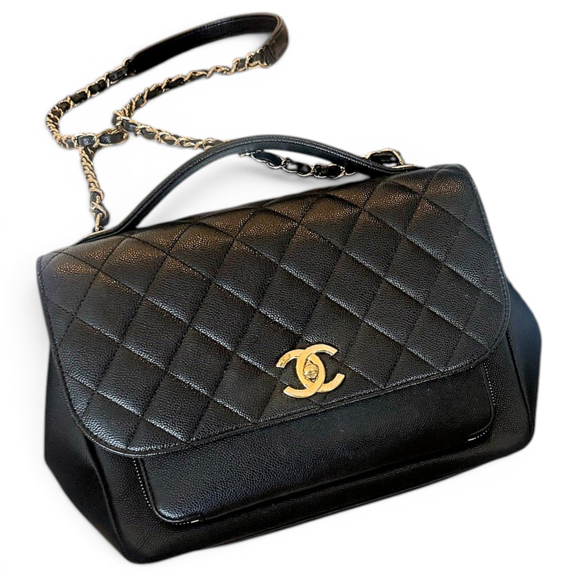 Coco Handle leather handbag