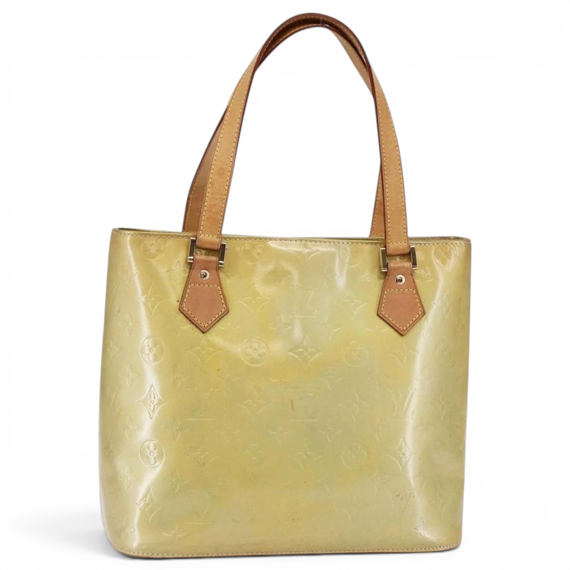 Patent leather handbag