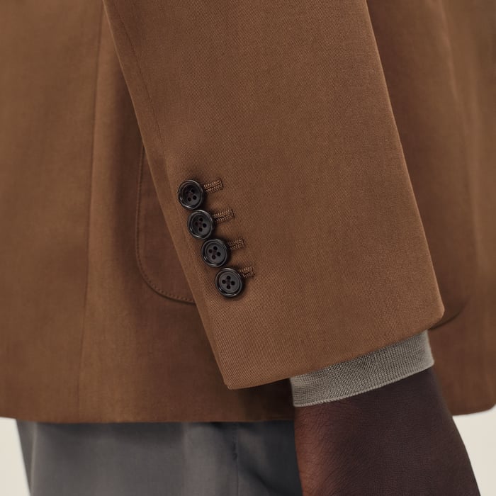 Caramel "Surpiqures H" Stadium Relax Jacket