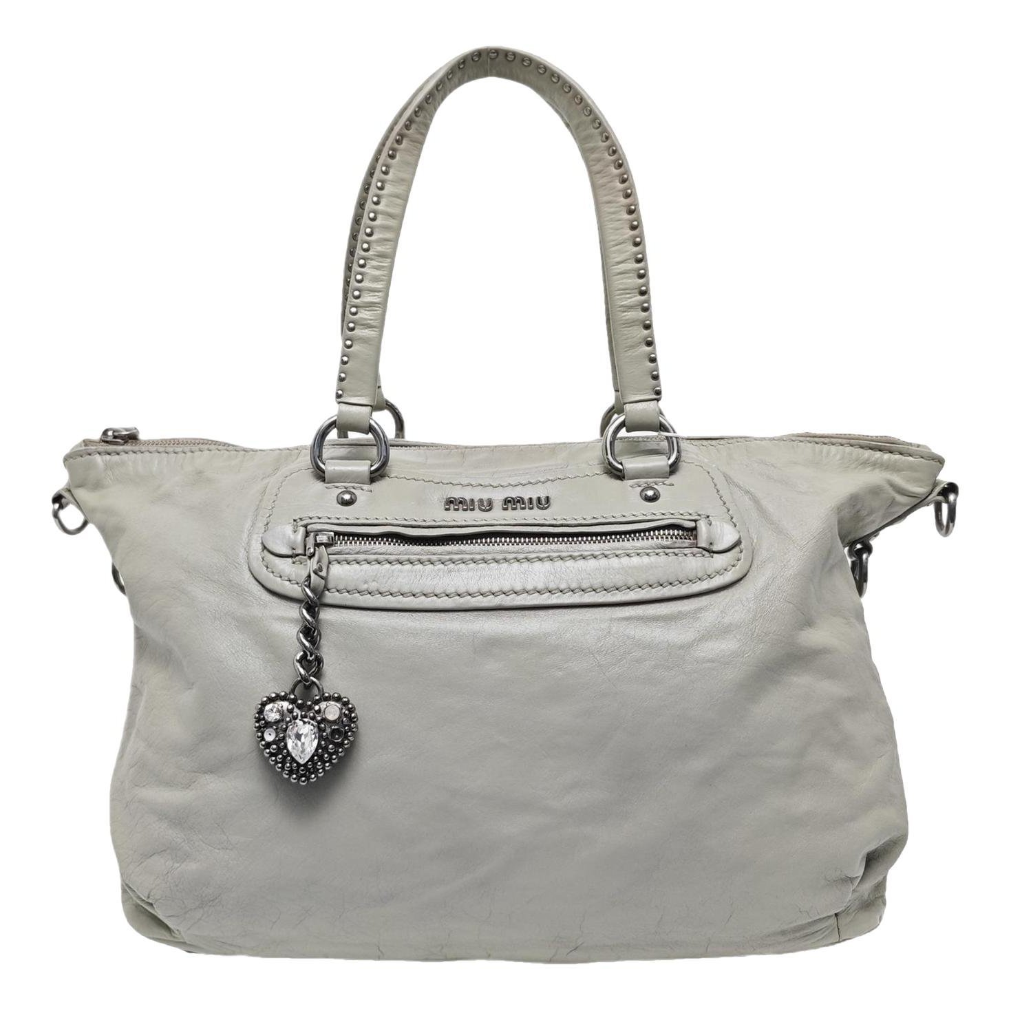 Leather handbag