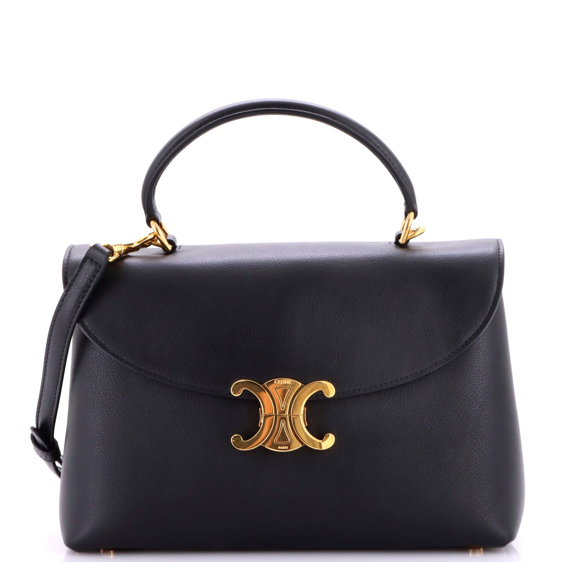 Nino Top Handle Bag Leather Medium