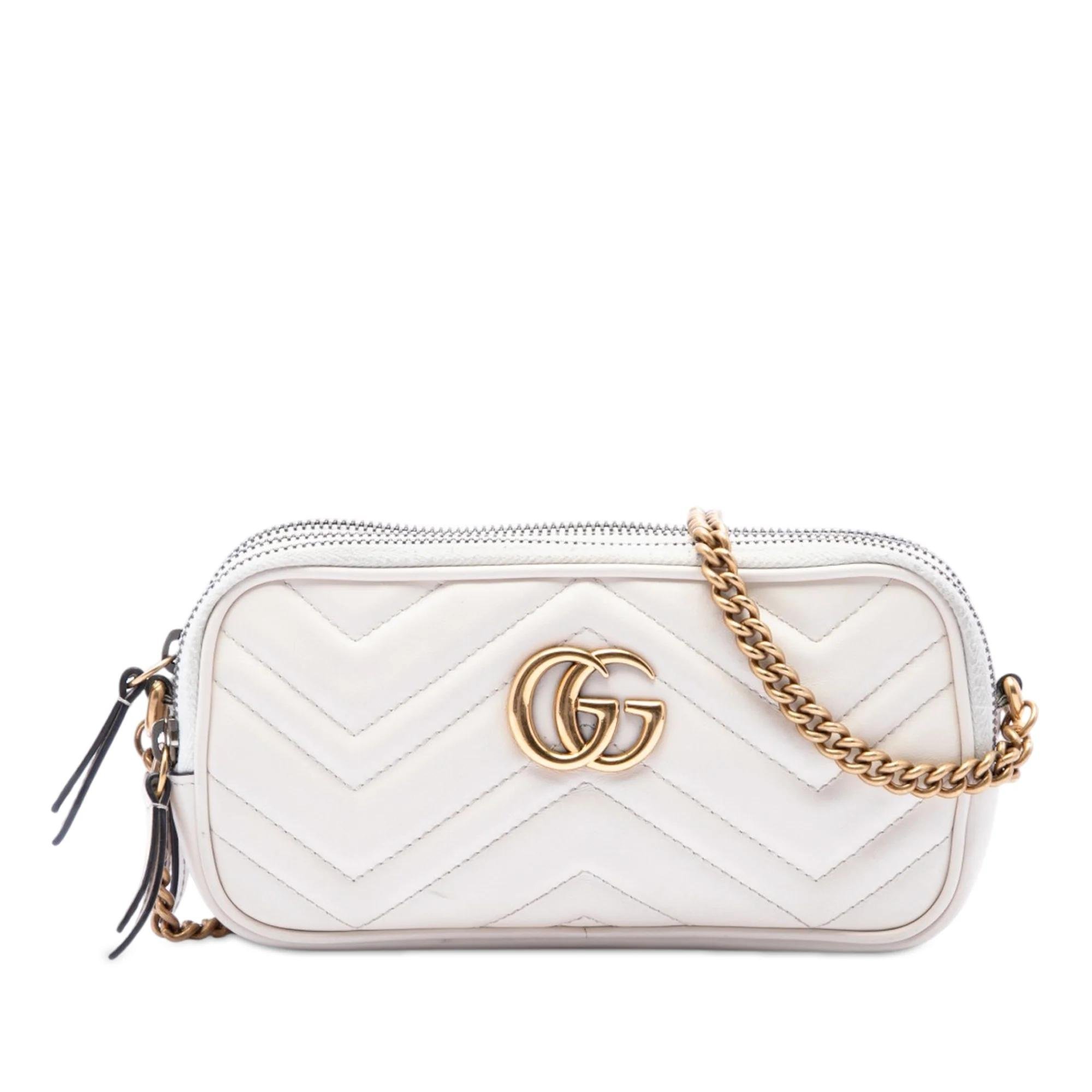 GG Marmont pony-style calfskin crossbody bag