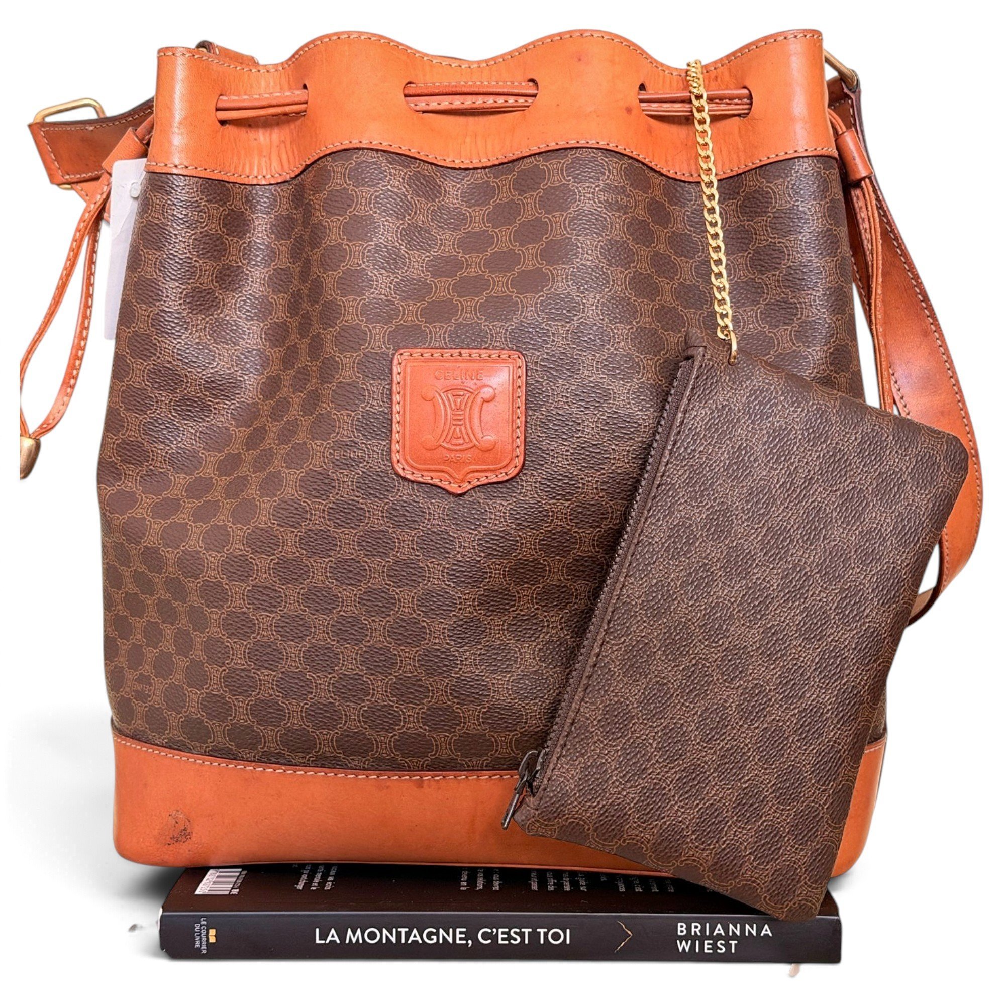 SAC SEAU leather handbag