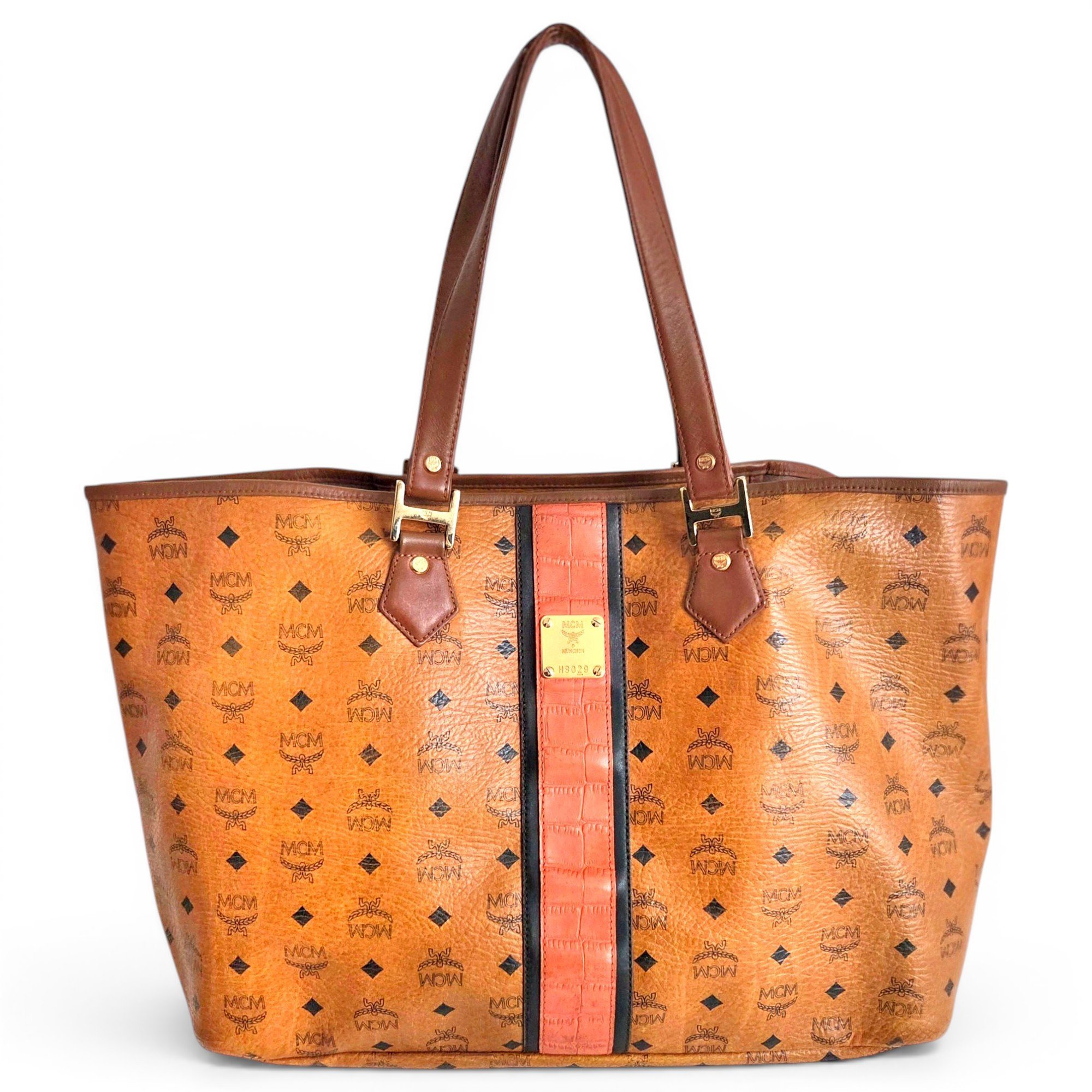 Leather tote