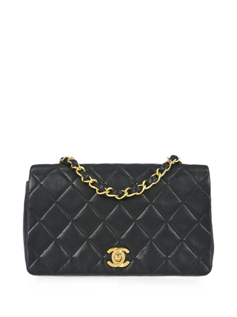 1990 mini turn-lock quilted shoulder bag