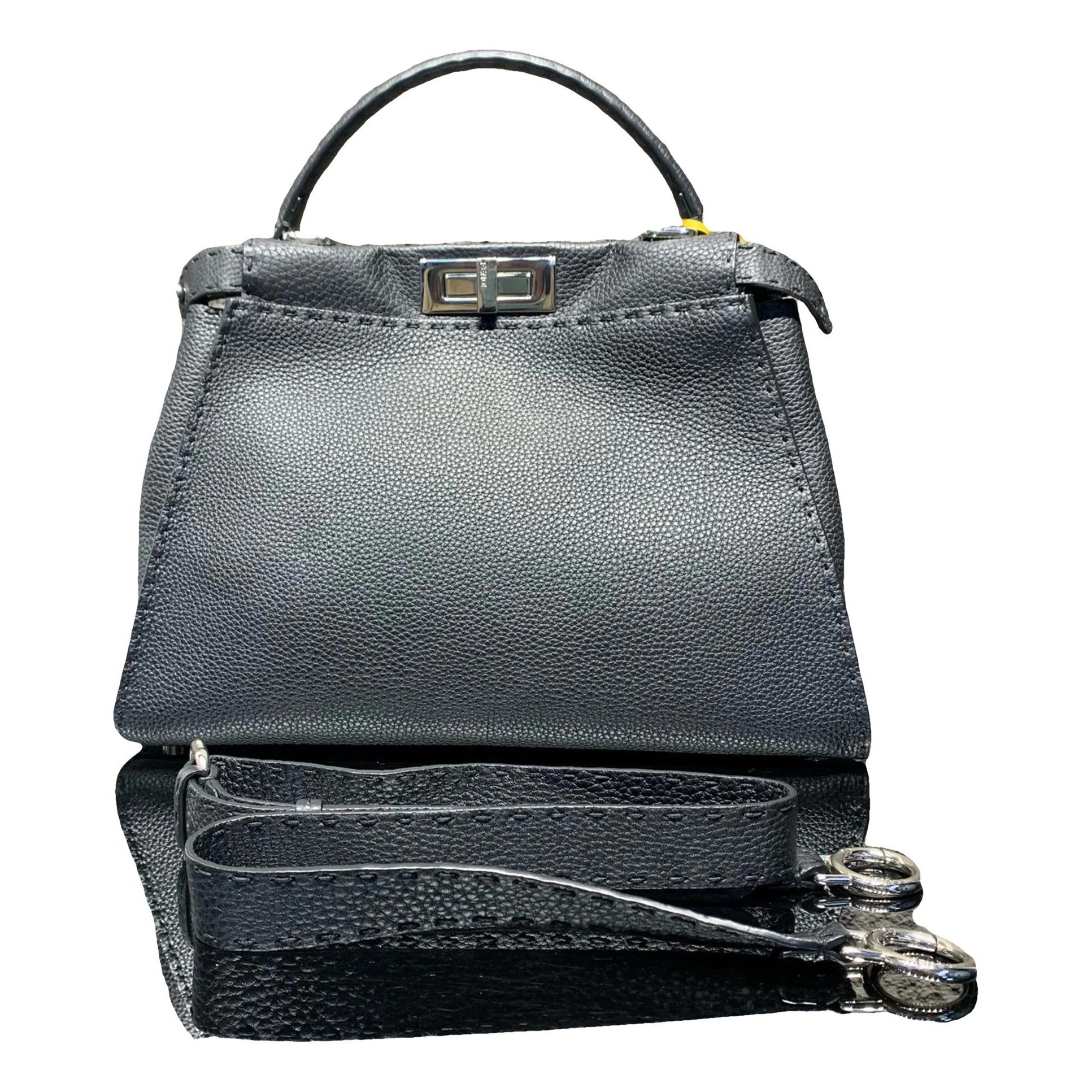 Peekaboo leather crossbody bag