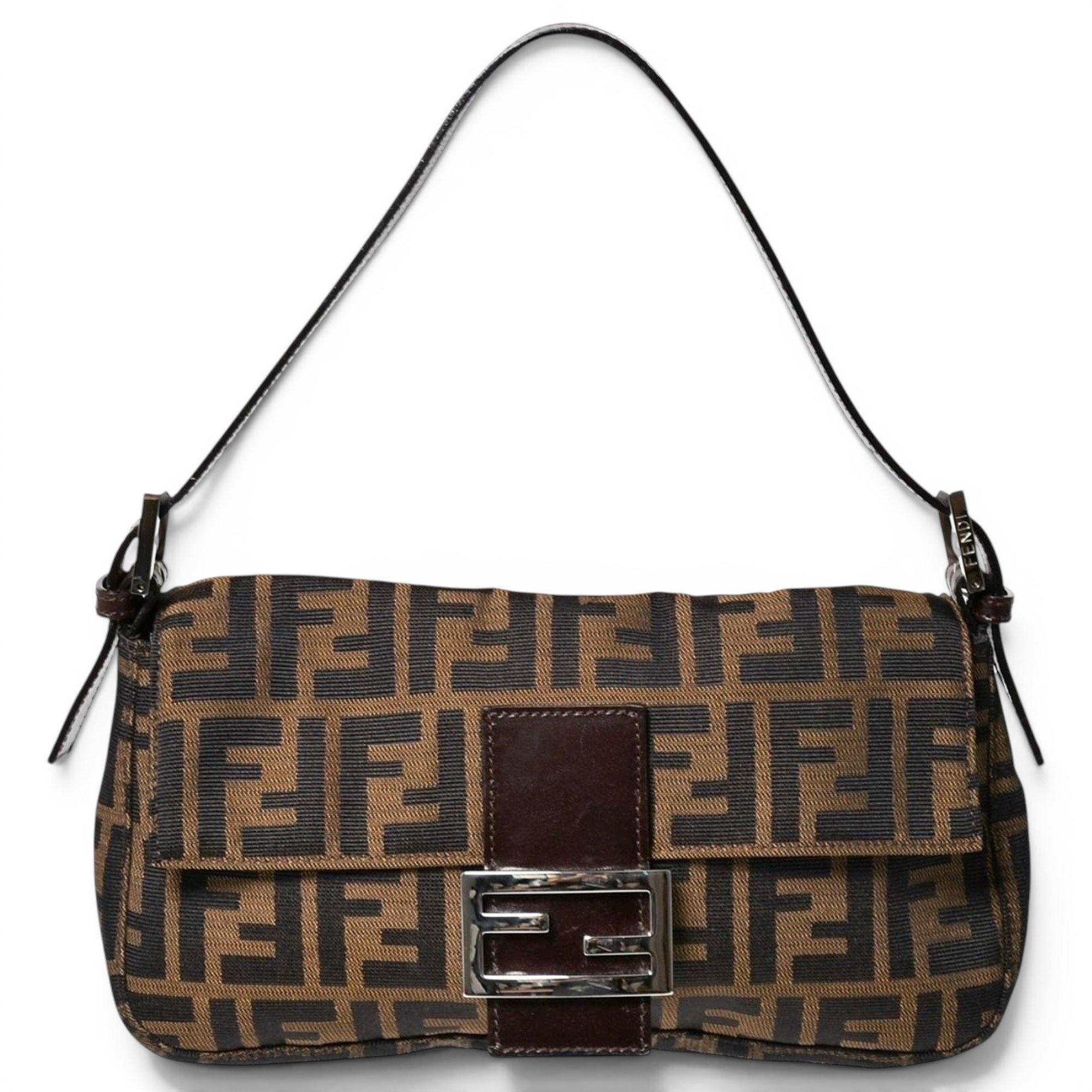 Baguette leather handbag