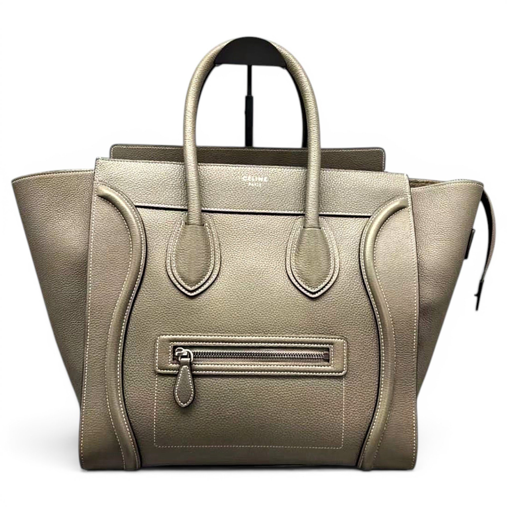 Luggage leather tote
