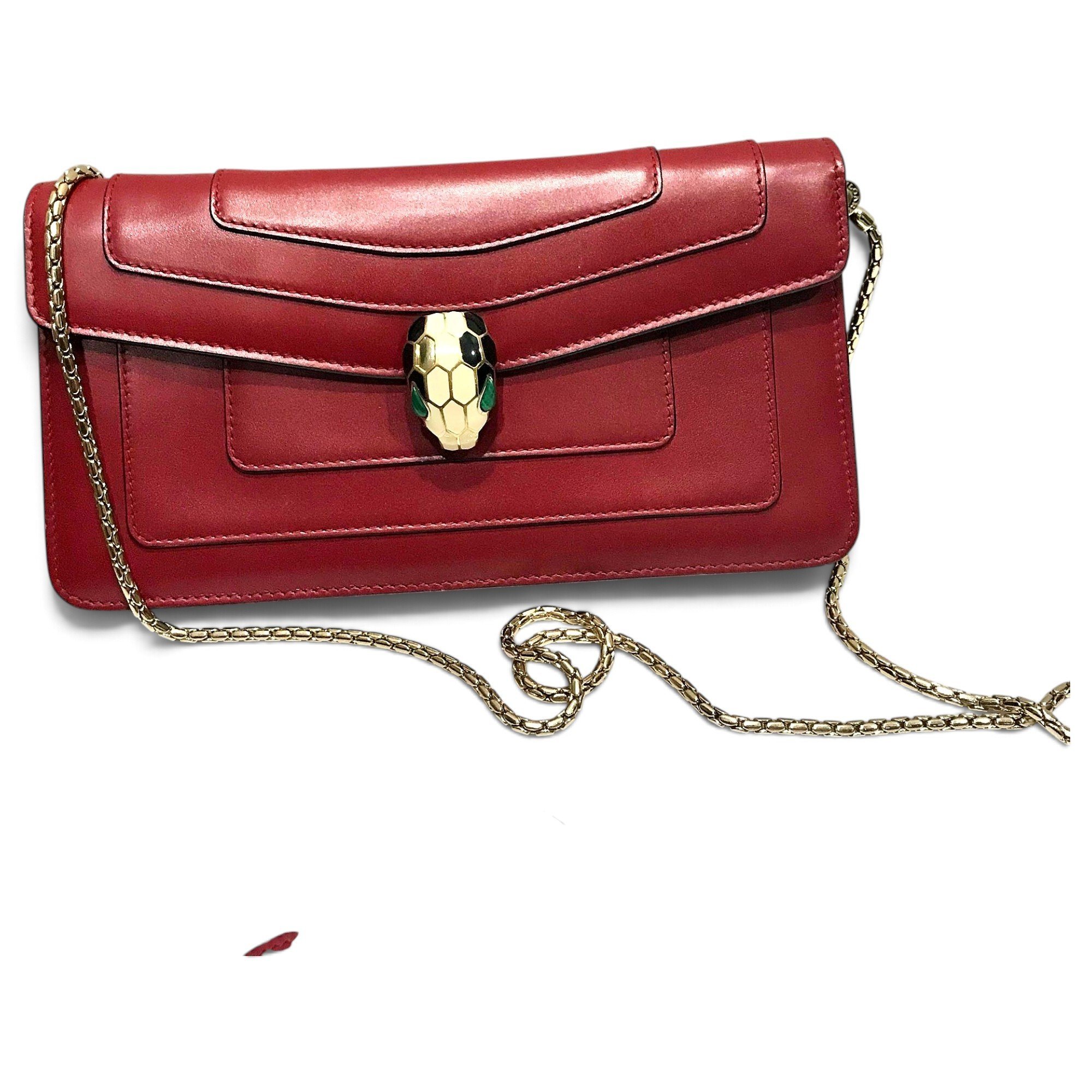 Serpenti leather crossbody bag