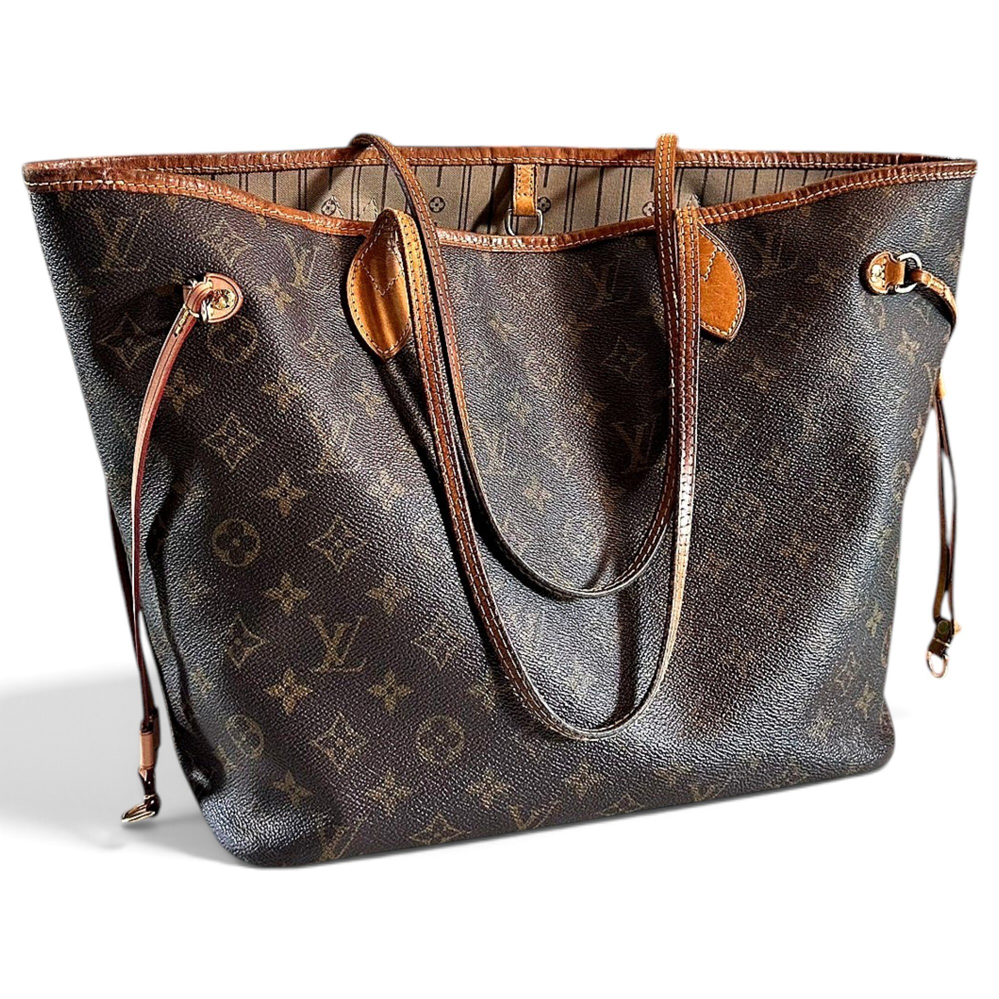 Neverfull leather tote