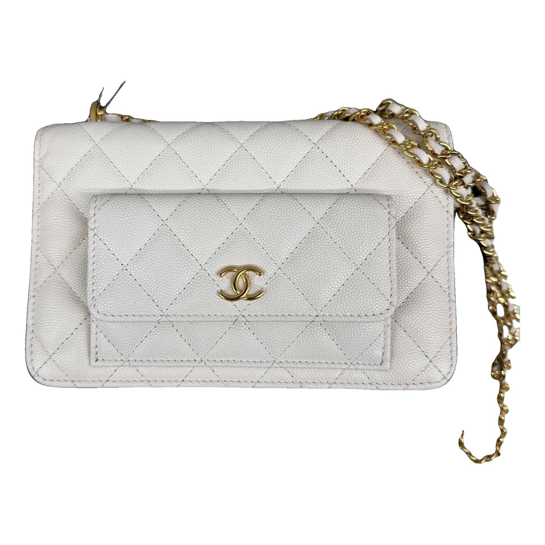 Wallet On Chain Timeless/Classique leather crossbody bag