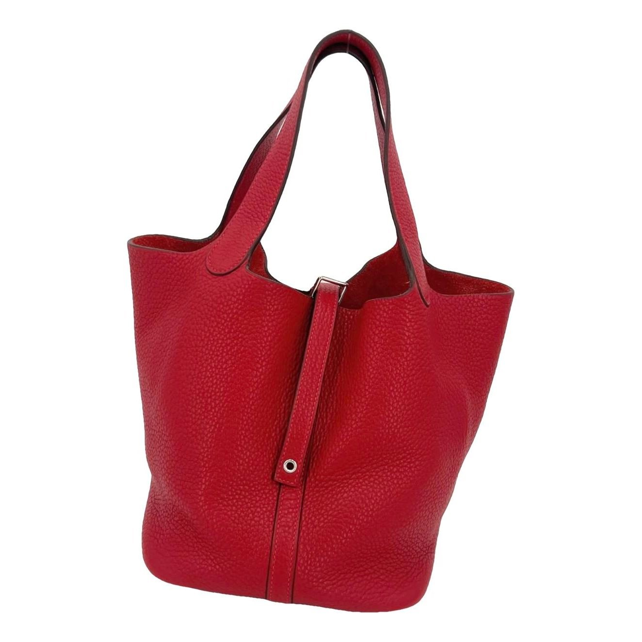 Picotin leather handbag