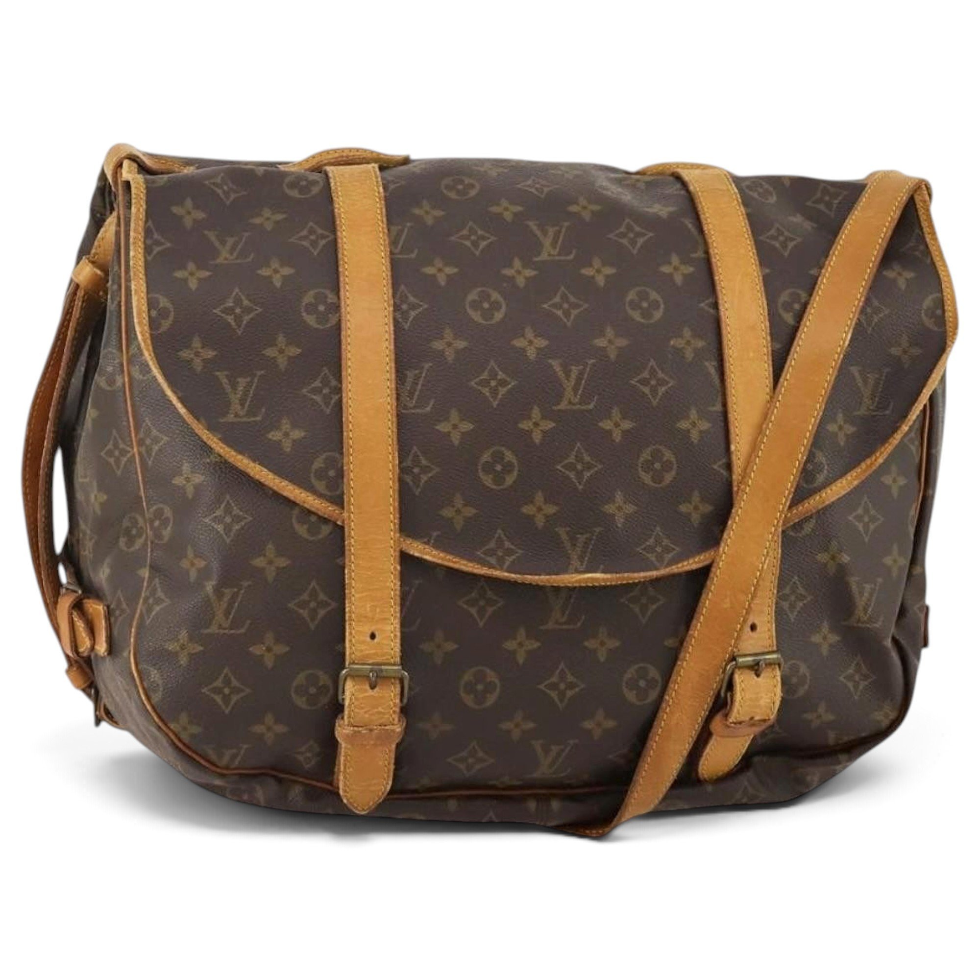 Louis Vuitton Saumur leather handbag
