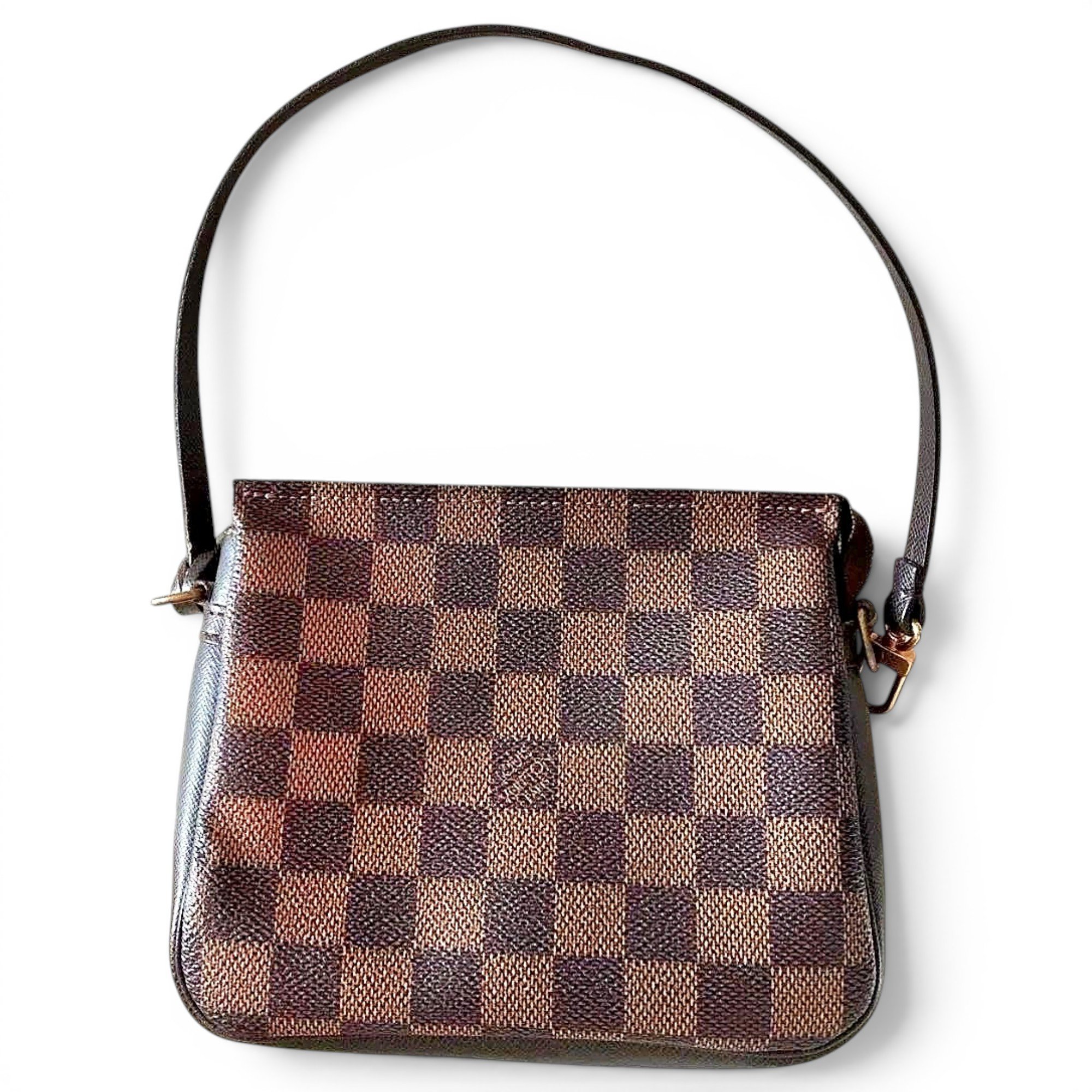 Leather clutch bag