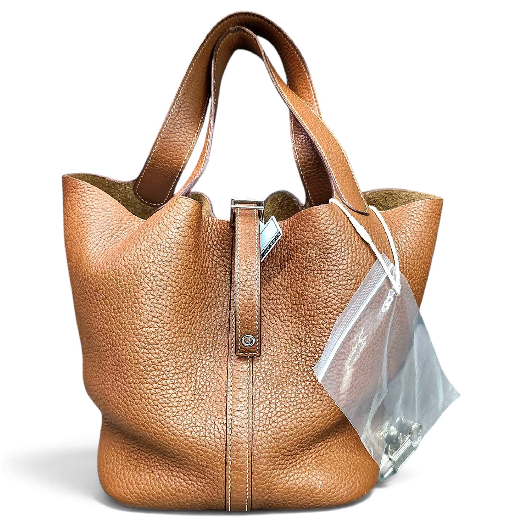 Picotin leather handbag