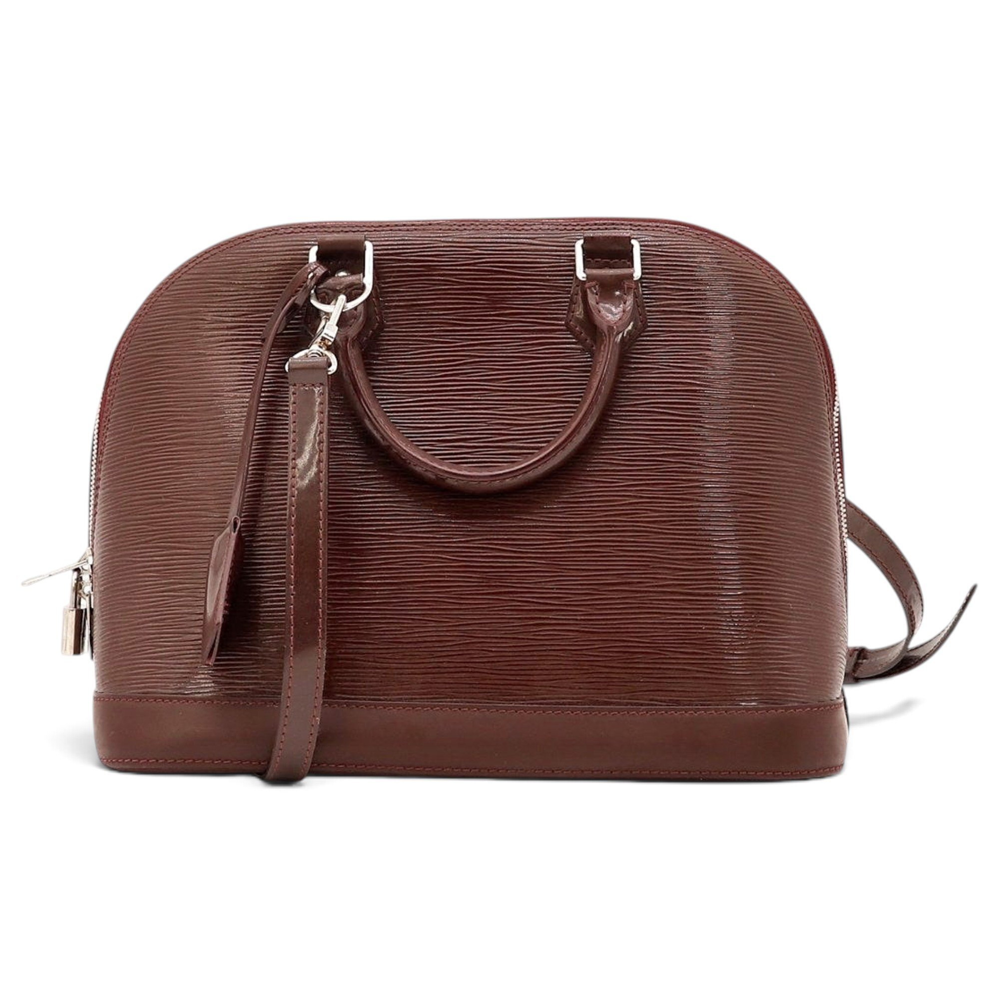 Alma leather handbag