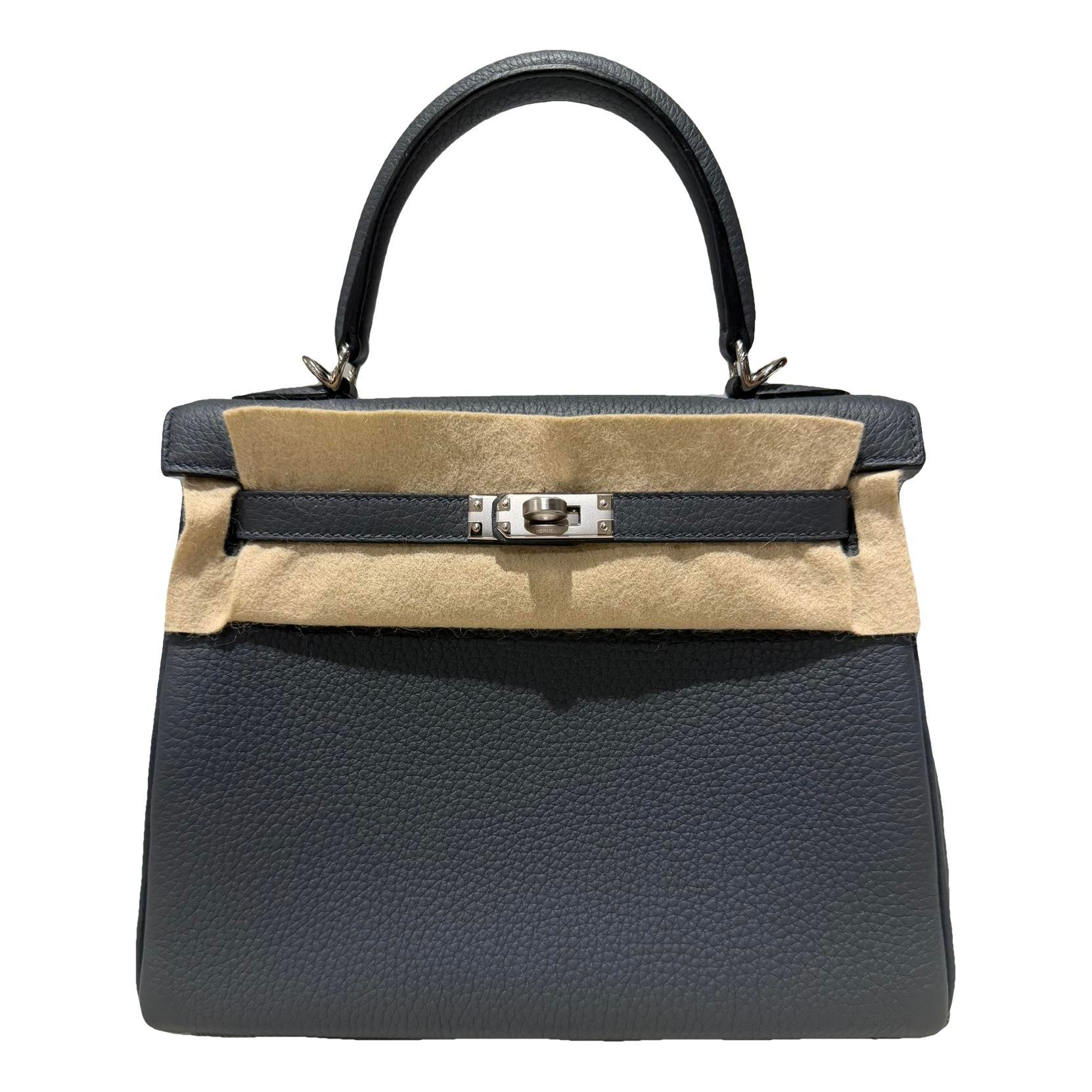 Kelly 25 leather handbag