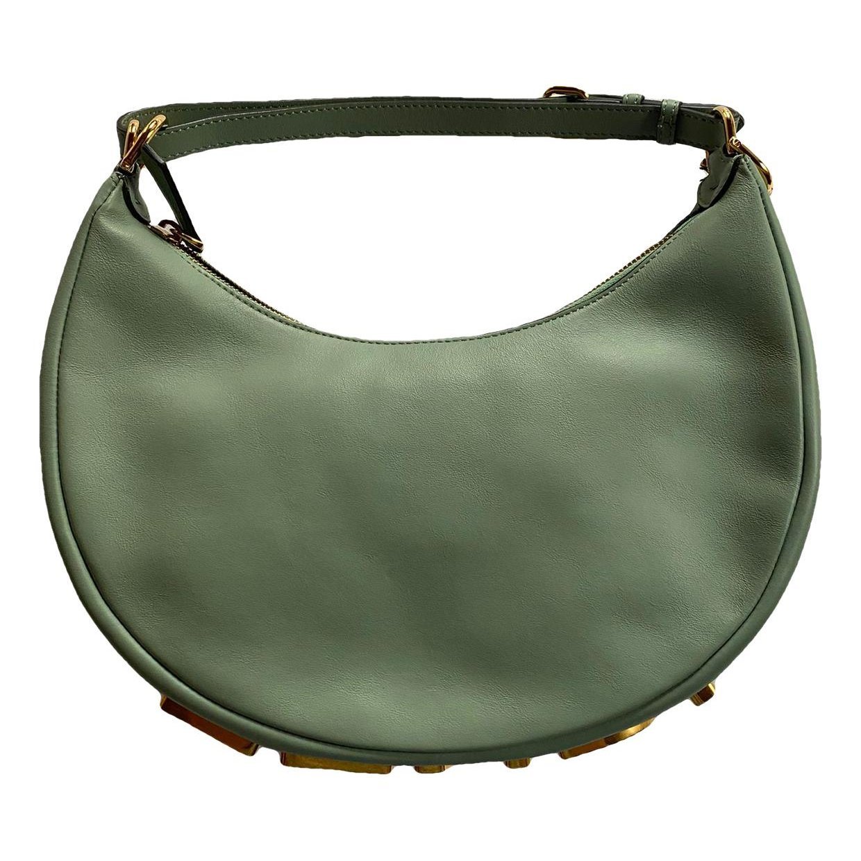 Fendigraphy leather handbag