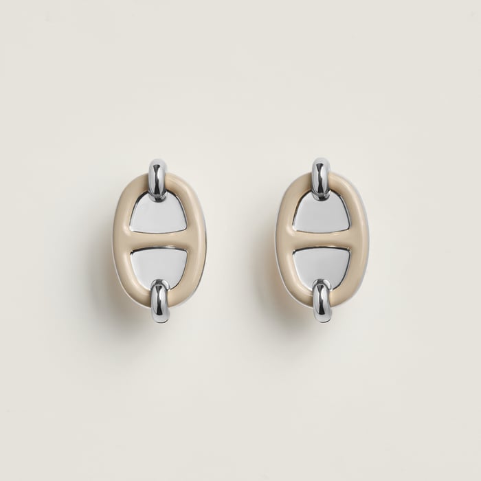 Marron Glacé Mini Maillon Earrings